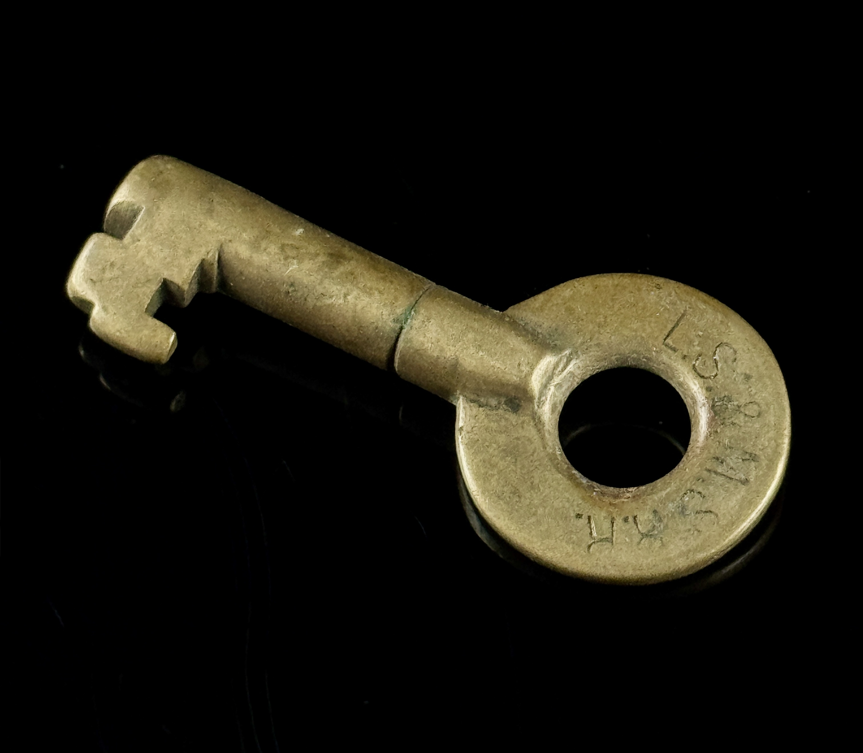 Lake Shore and Michigan Southern Railway Brass Switch Key by Wilson Bohannan