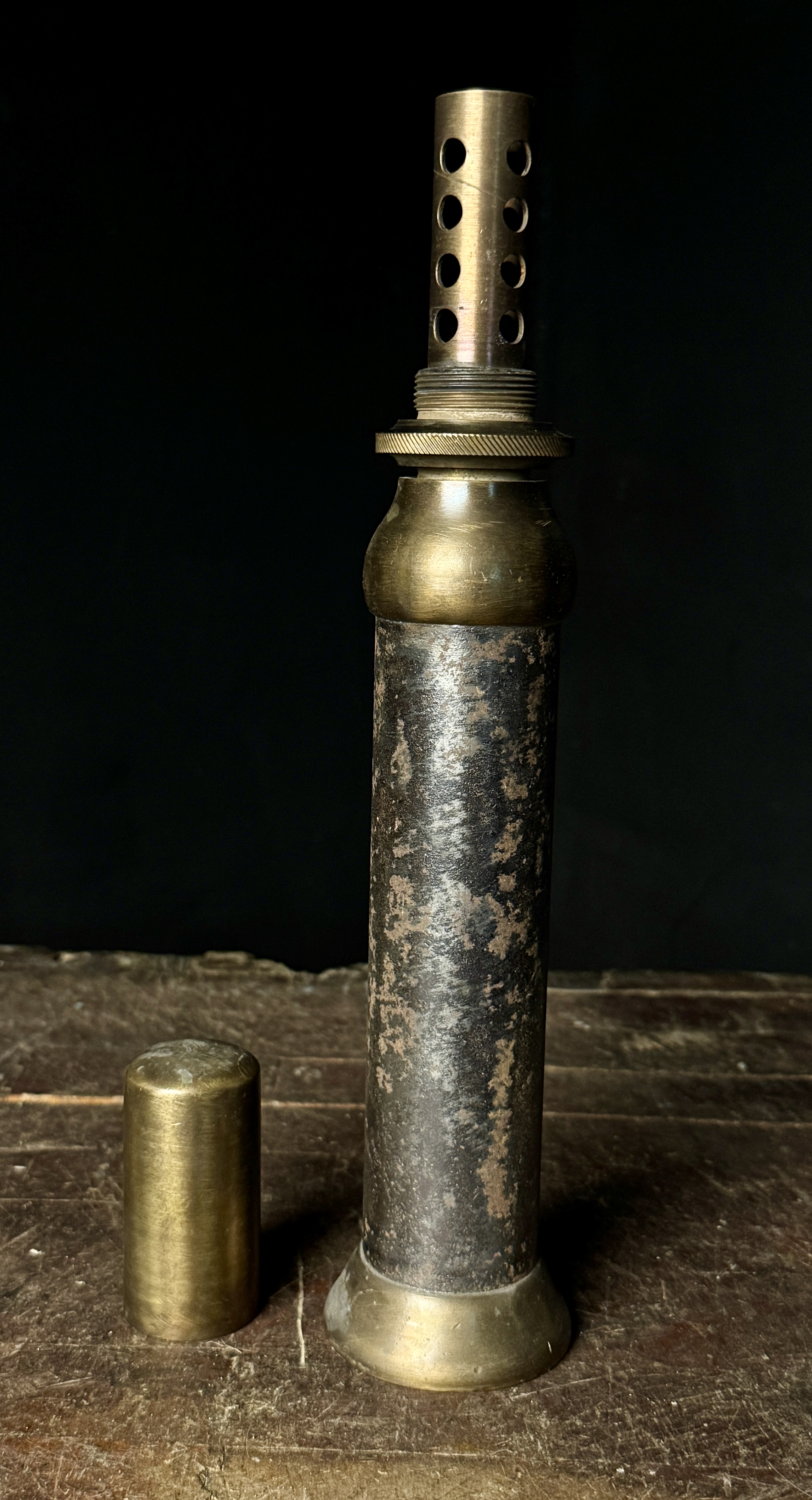 Antique Steam Engine Fire Truck Lighting Torch