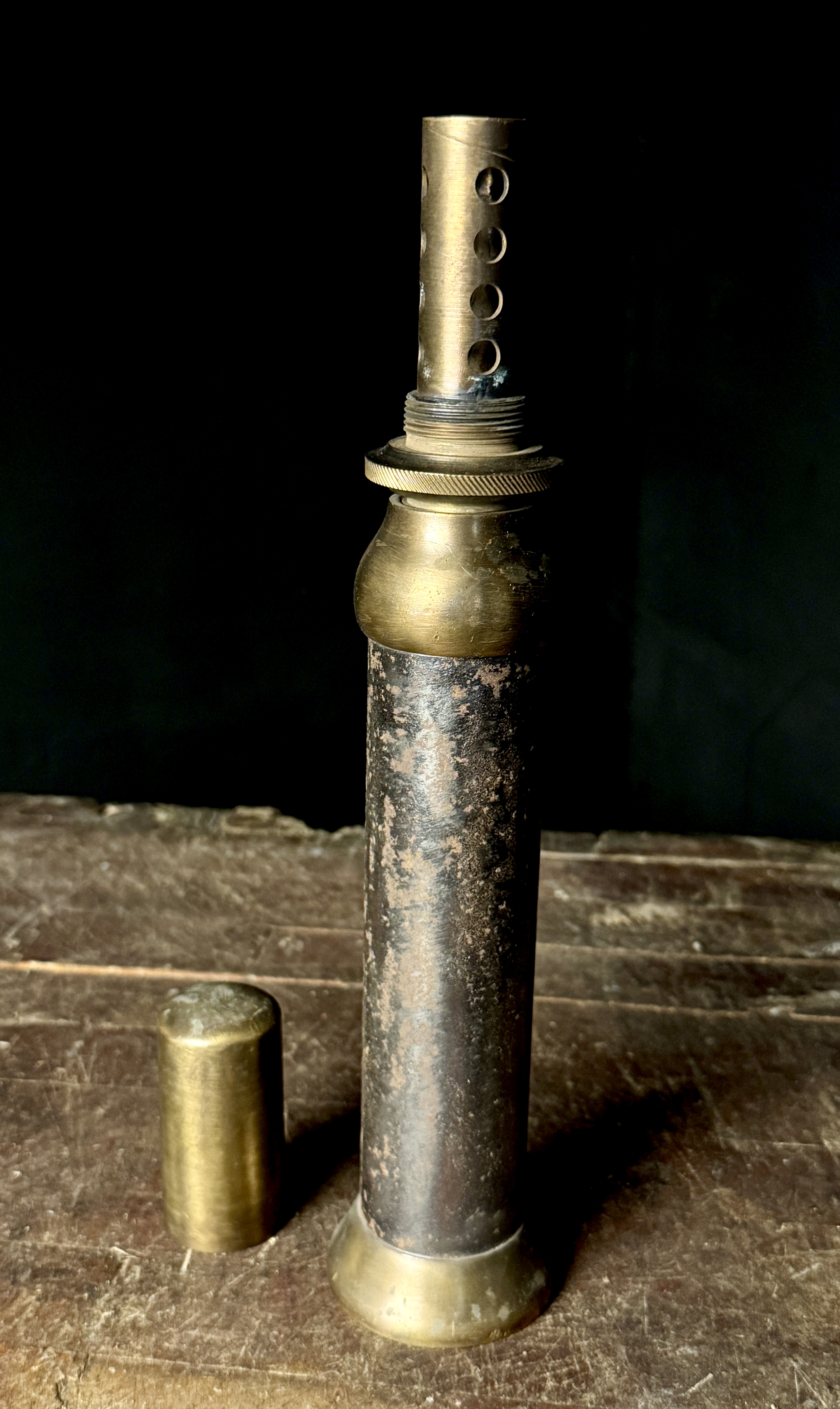 Antique Steam Engine Fire Truck Lighting Torch
