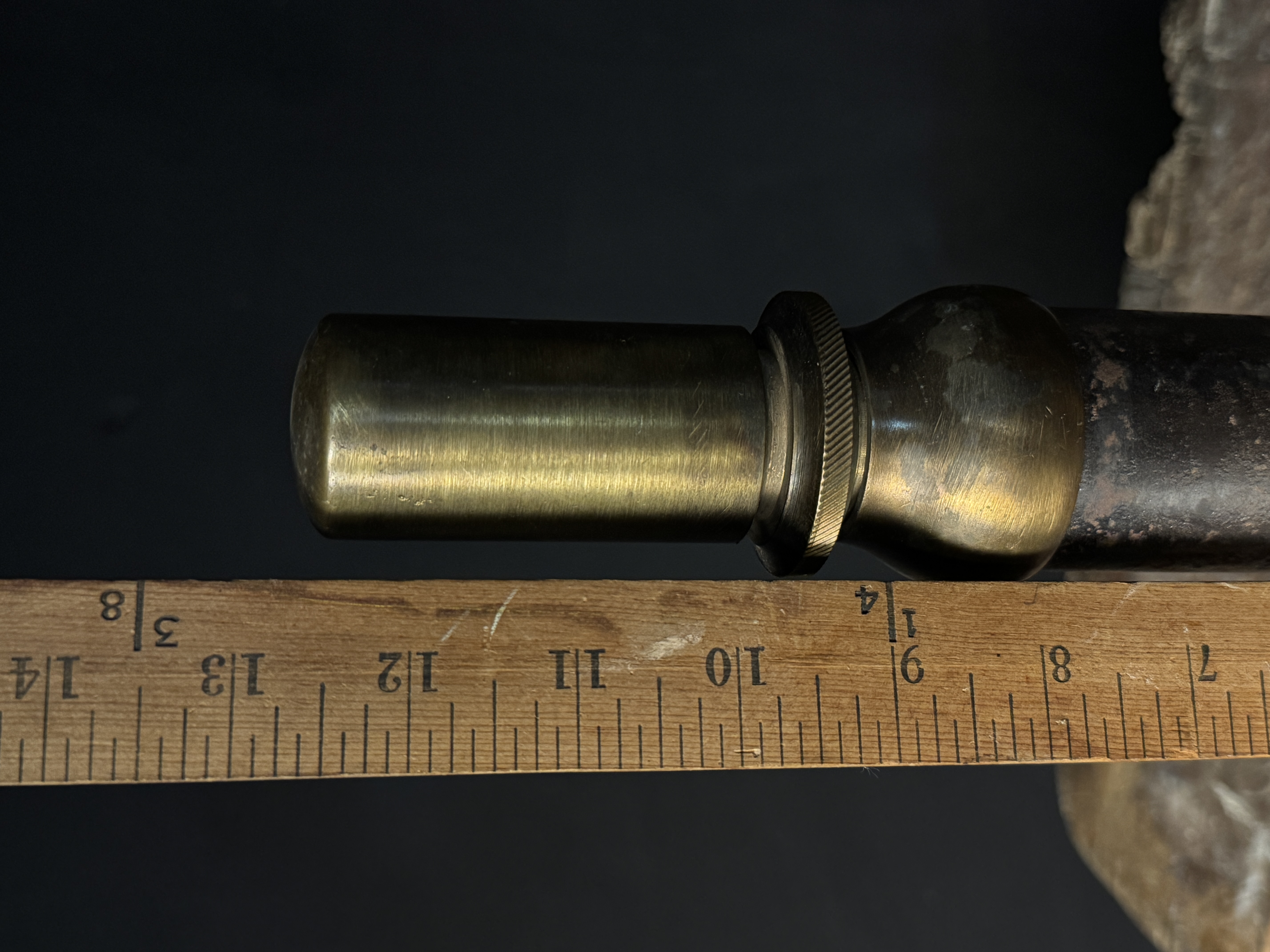 Antique Steam Engine Fire Truck Lighting Torch