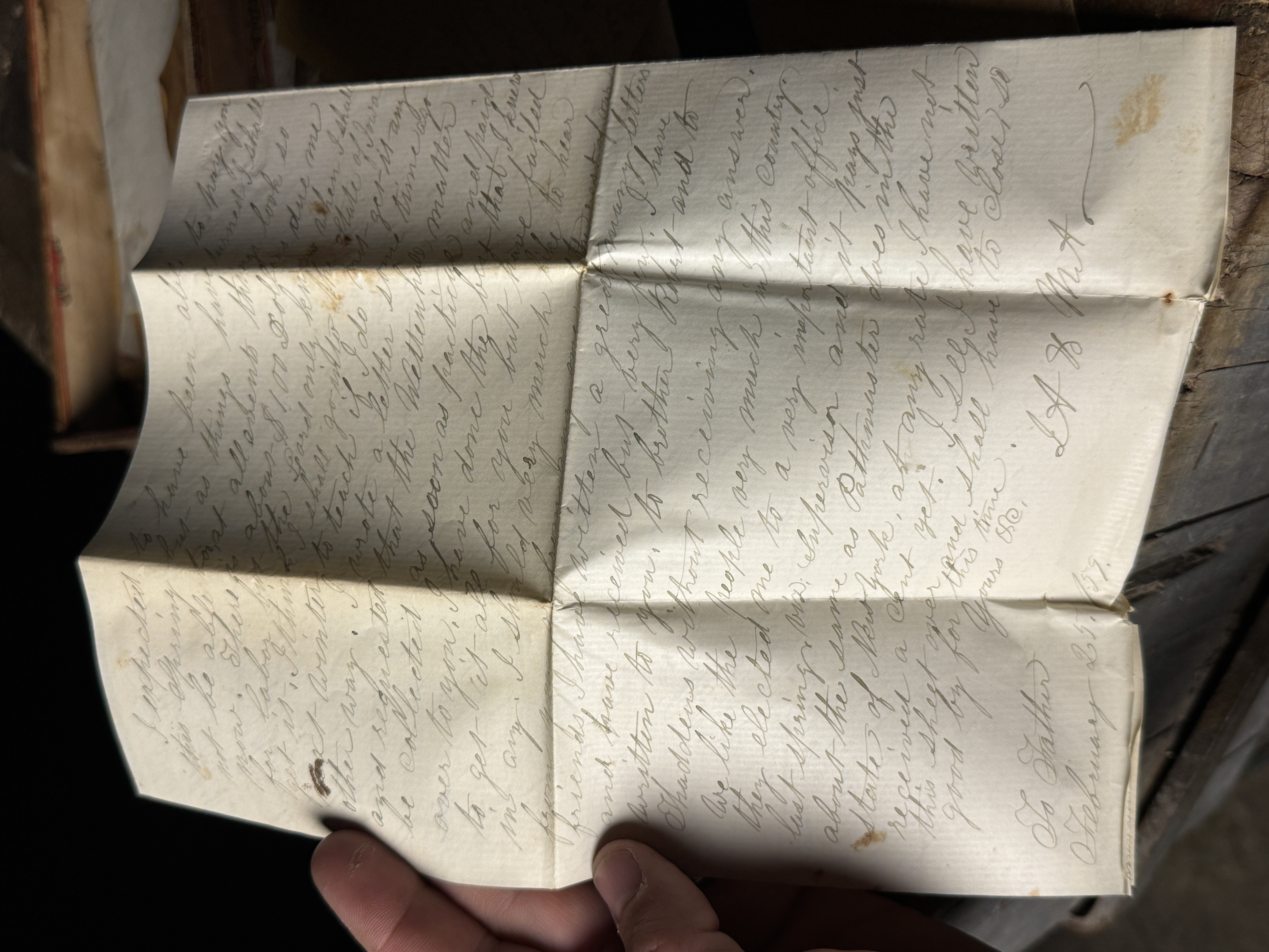 An Archive of Civil War Military Draft Documents and Pioneer-Era Correspondence for the Williams and Thompson Families