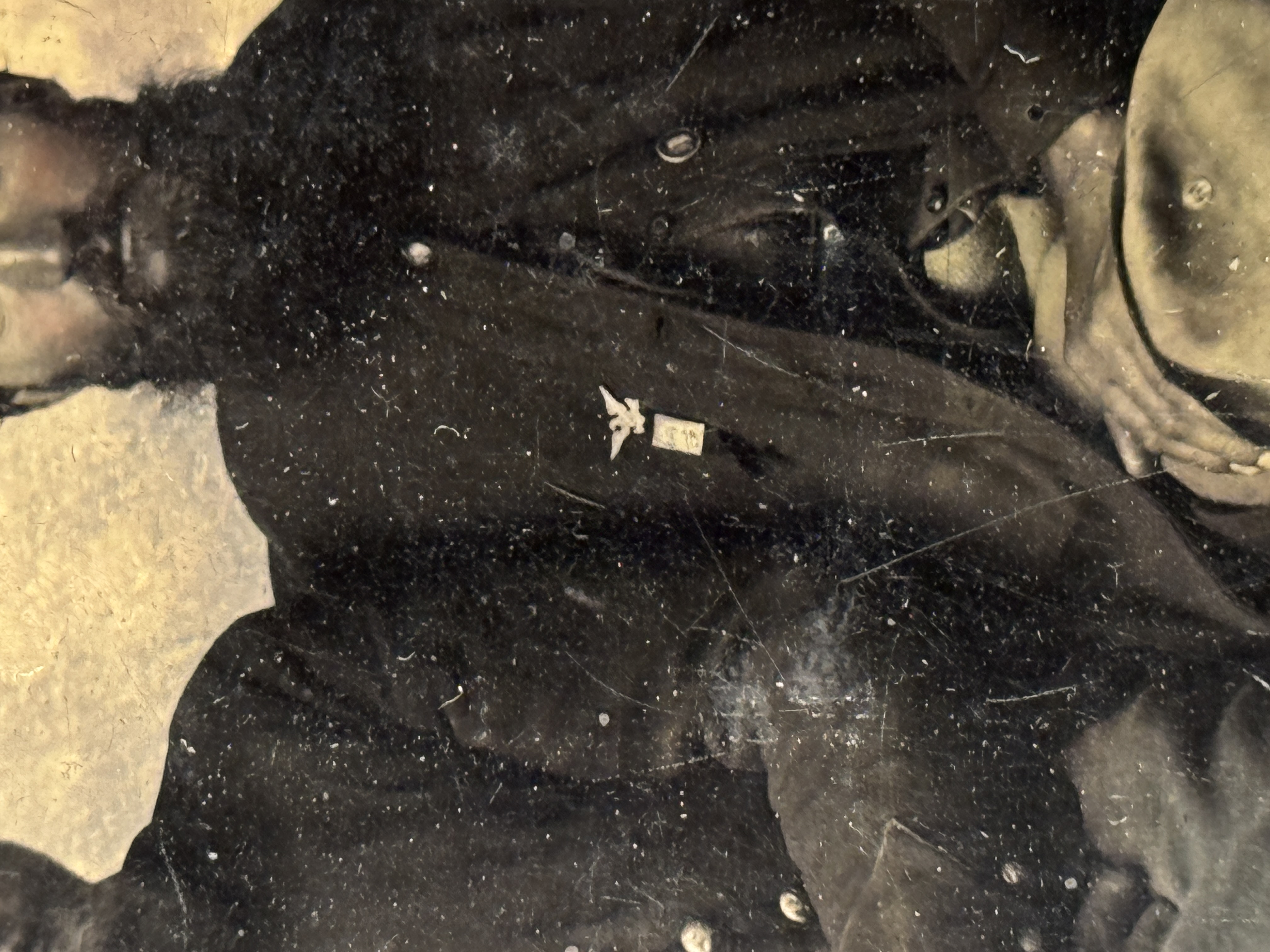 Civil War Era Sixth-Plate Tintype Portrait of Two Union Soldiers