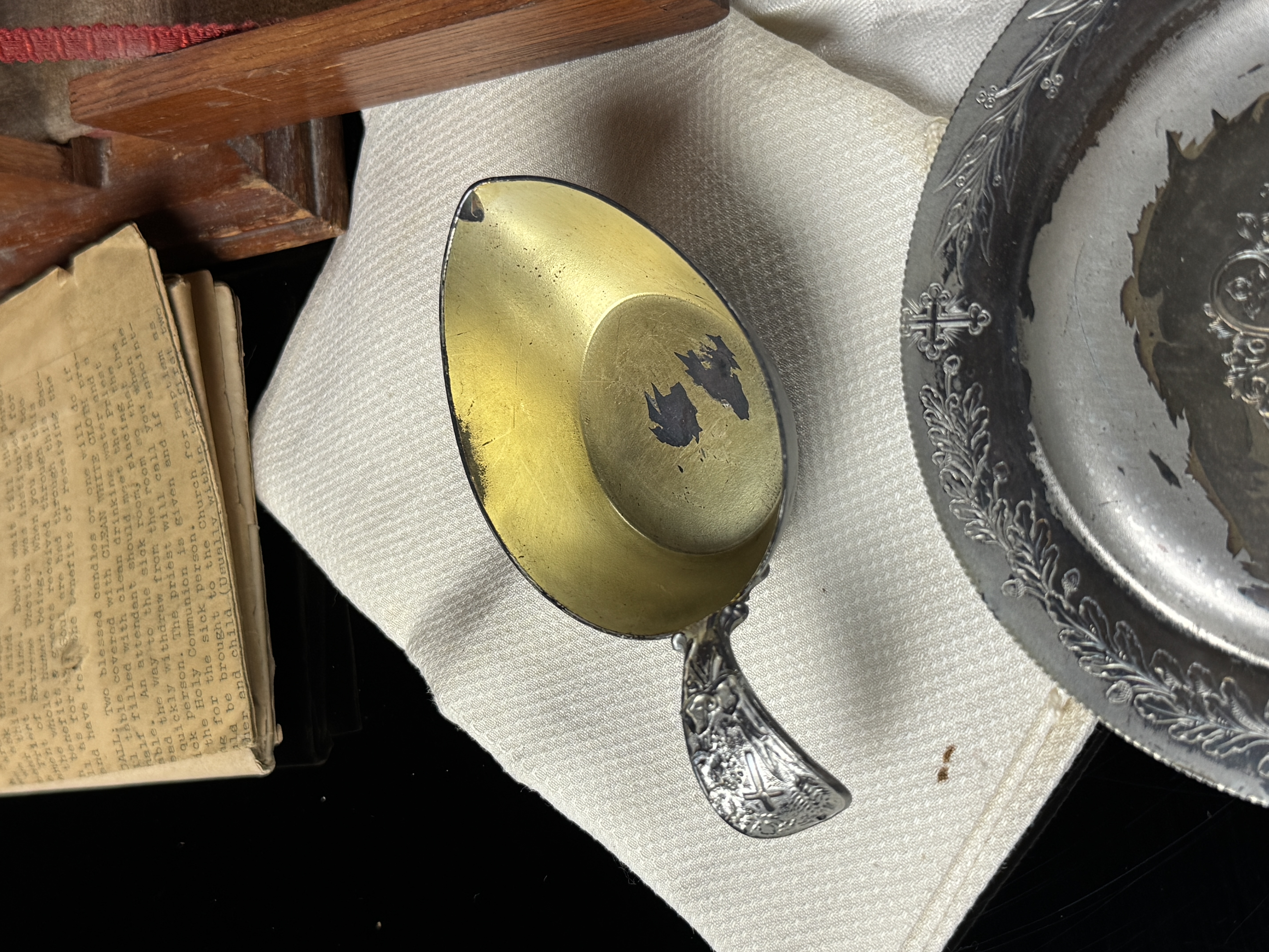 1897 Homan Silver Plate Co. Antique Catholic Sick-Call Last Rites Box