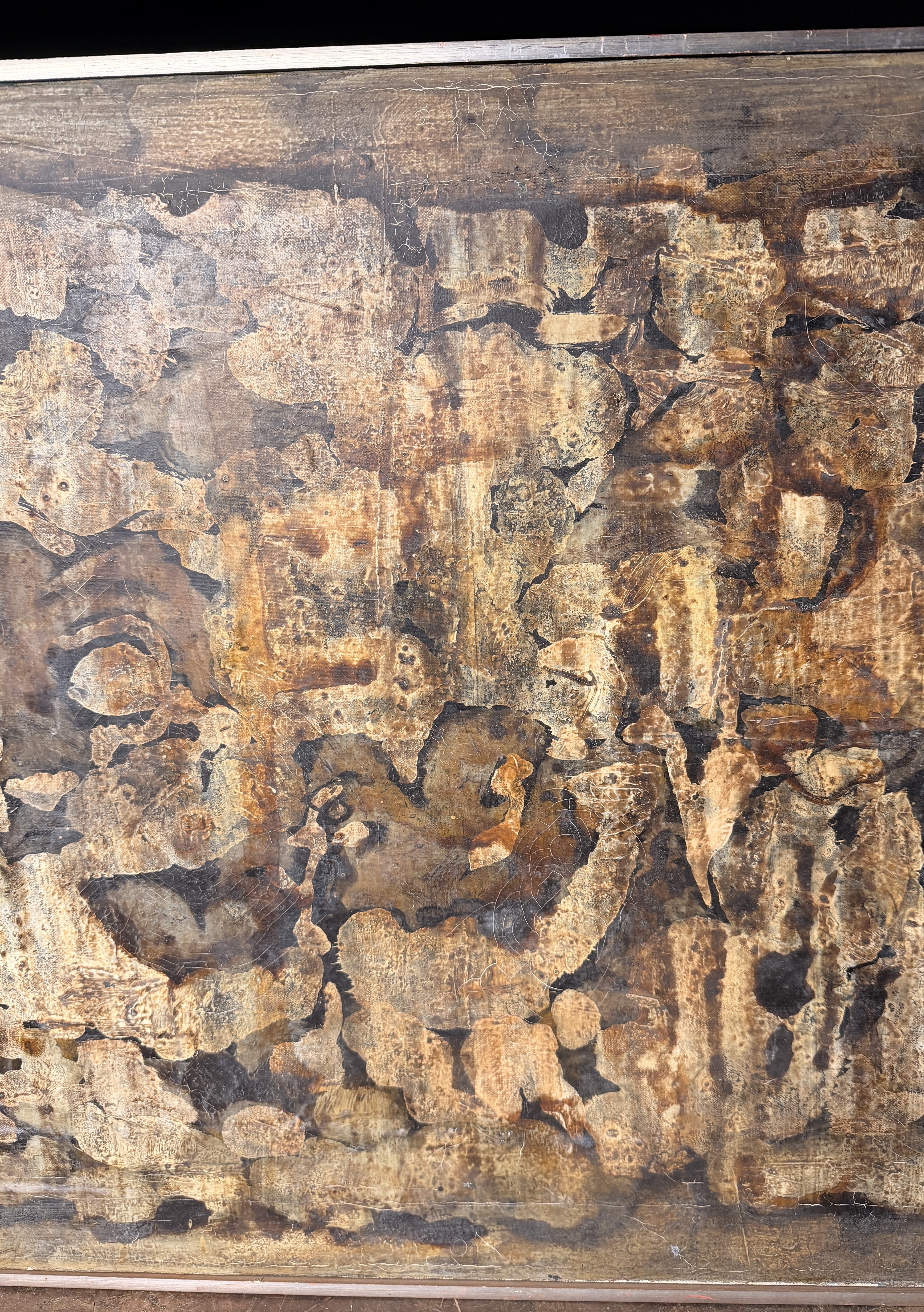 Horst Robert Bonsack Abstract Painting on Canvas 1963