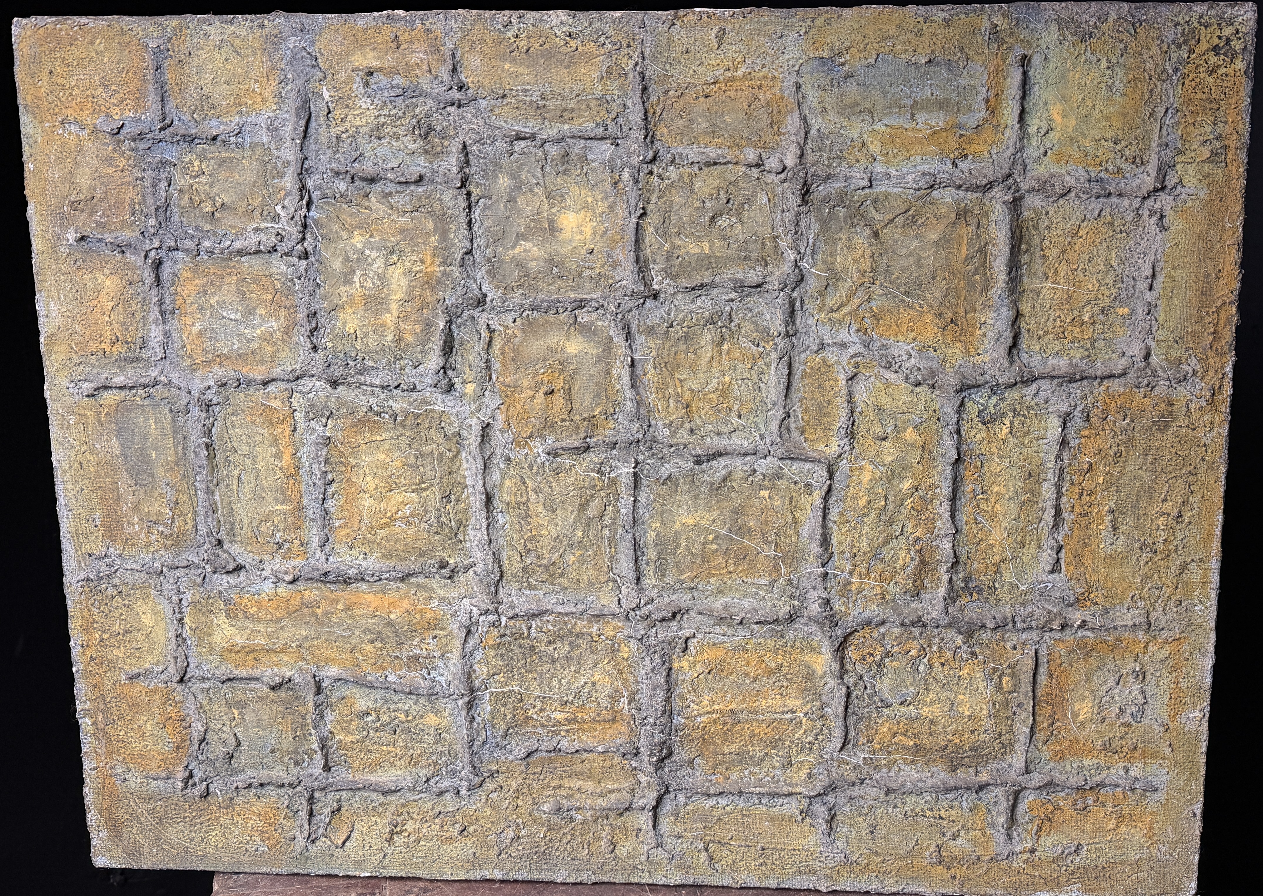 Mixed Media Relief Painting by A. Wieber Rochester NY