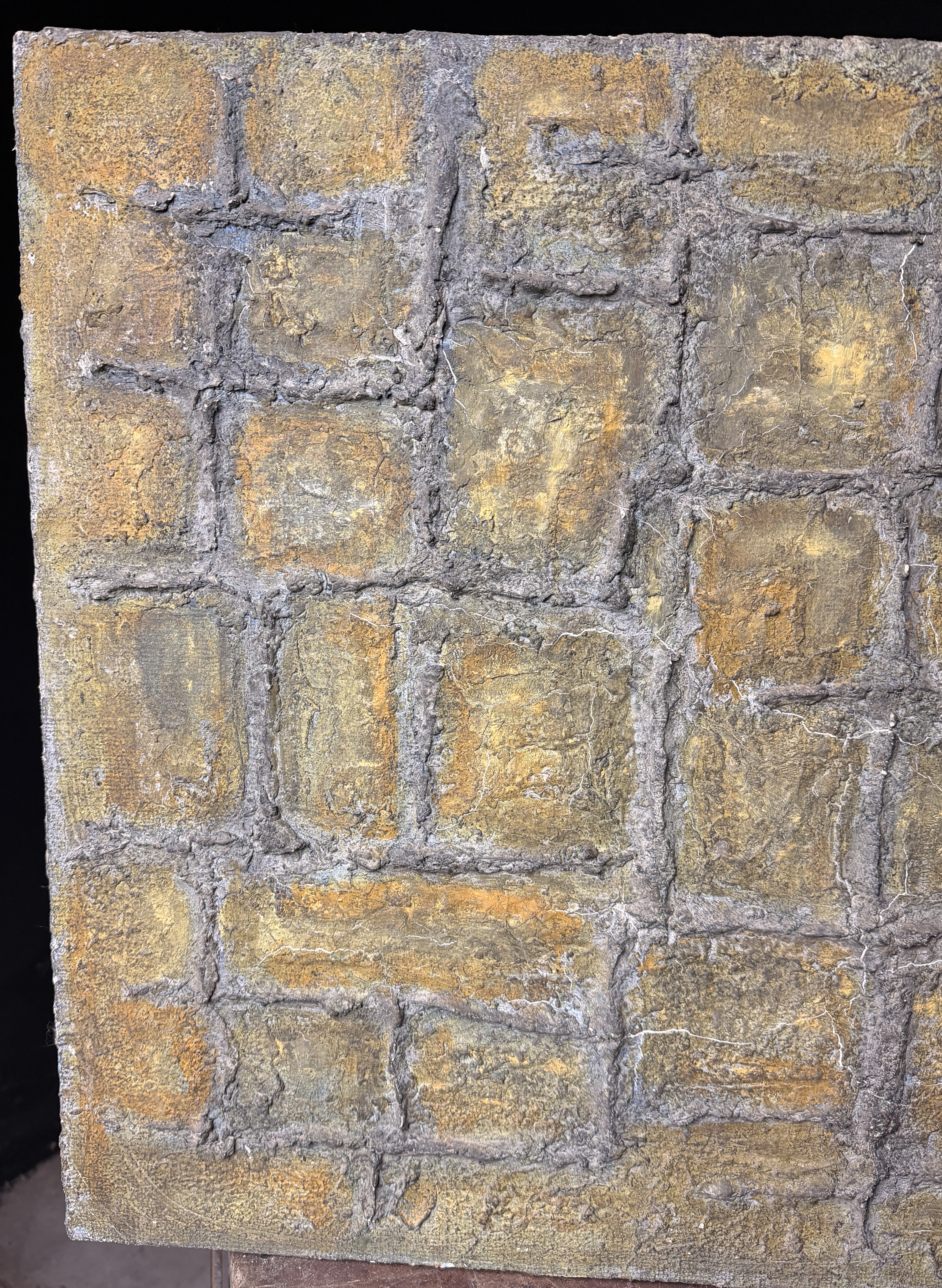 Mixed Media Relief Painting by A. Wieber Rochester NY