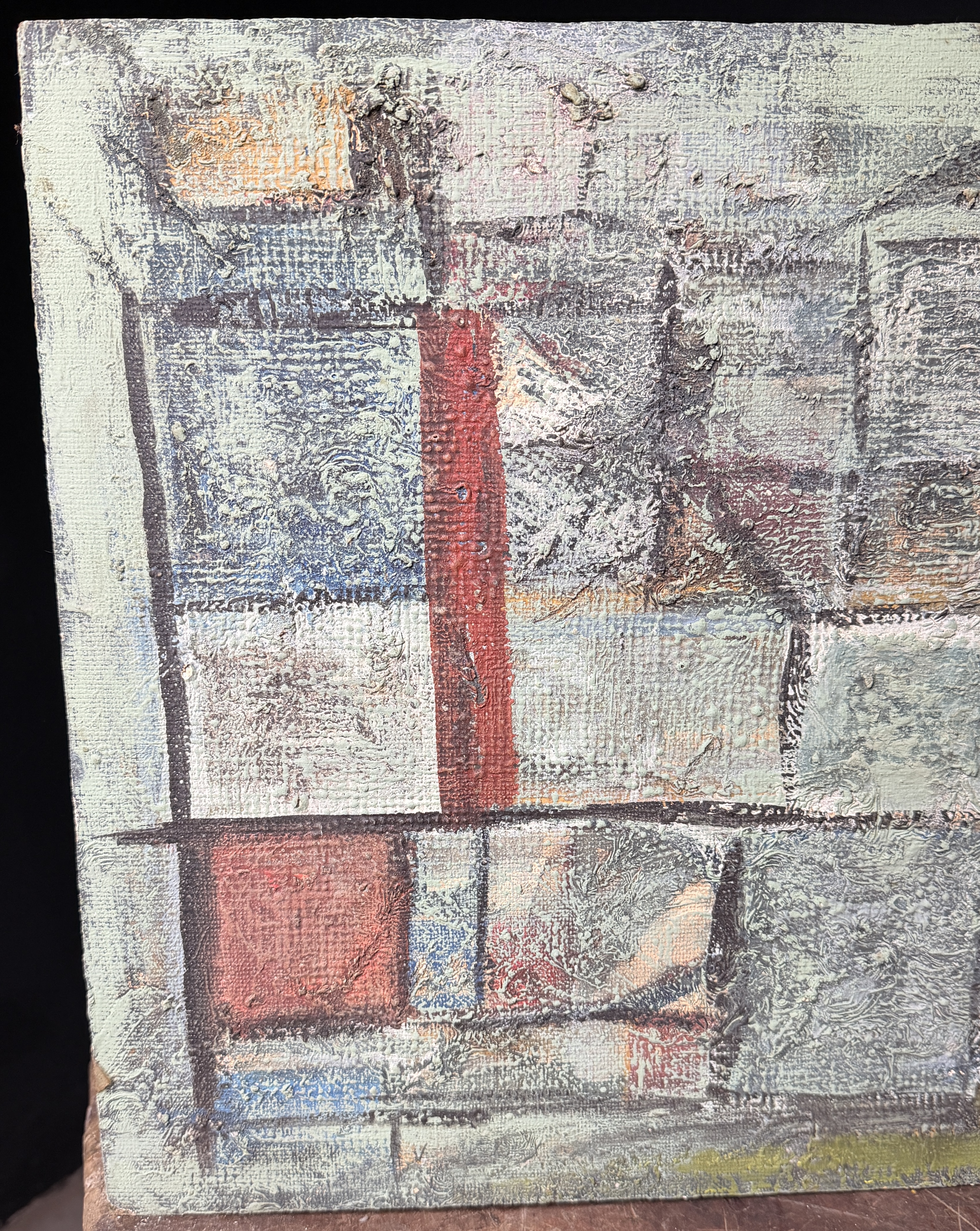 Abstract Mixed Media Painting by A. Wieber Rochester NY