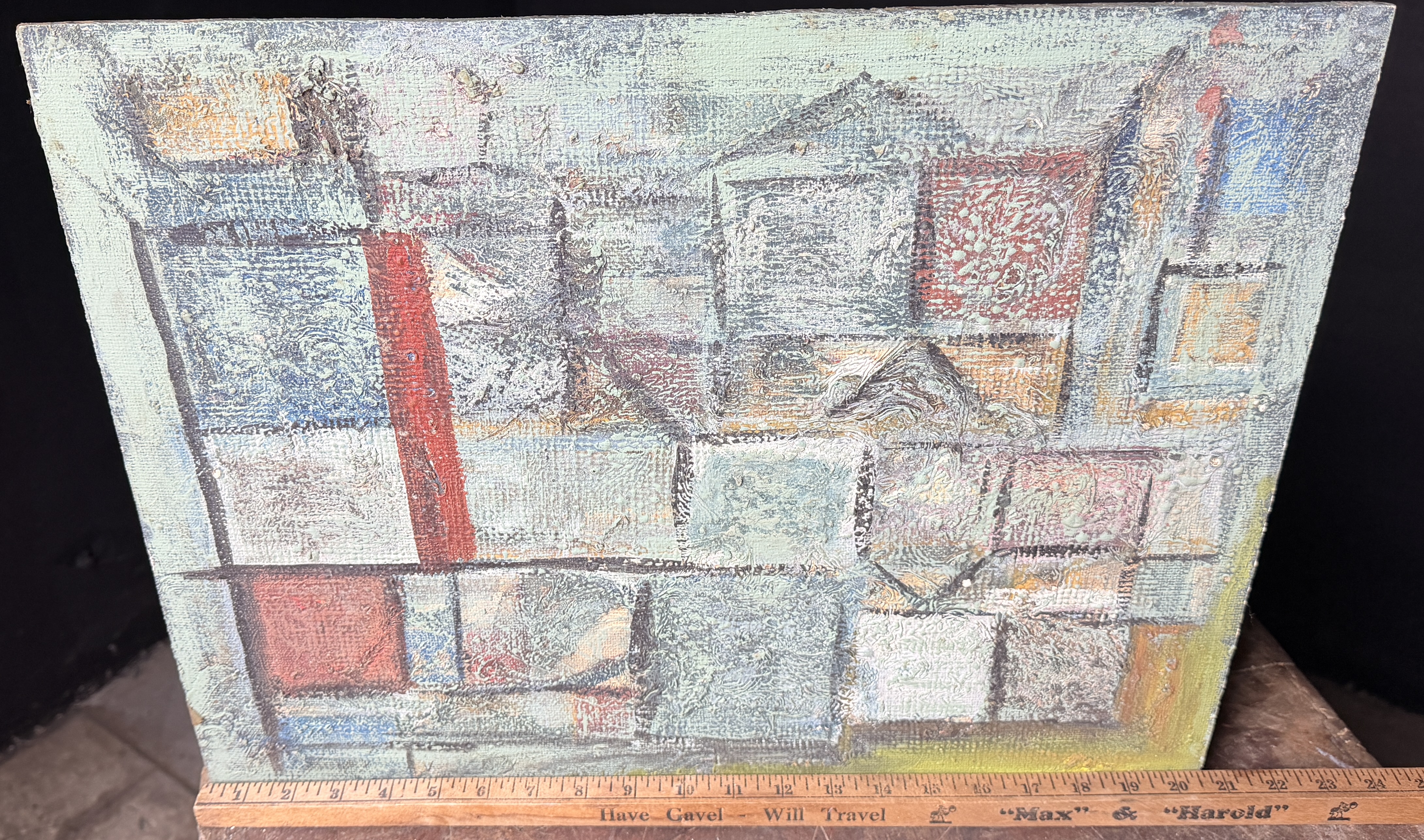Abstract Mixed Media Painting by A. Wieber Rochester NY