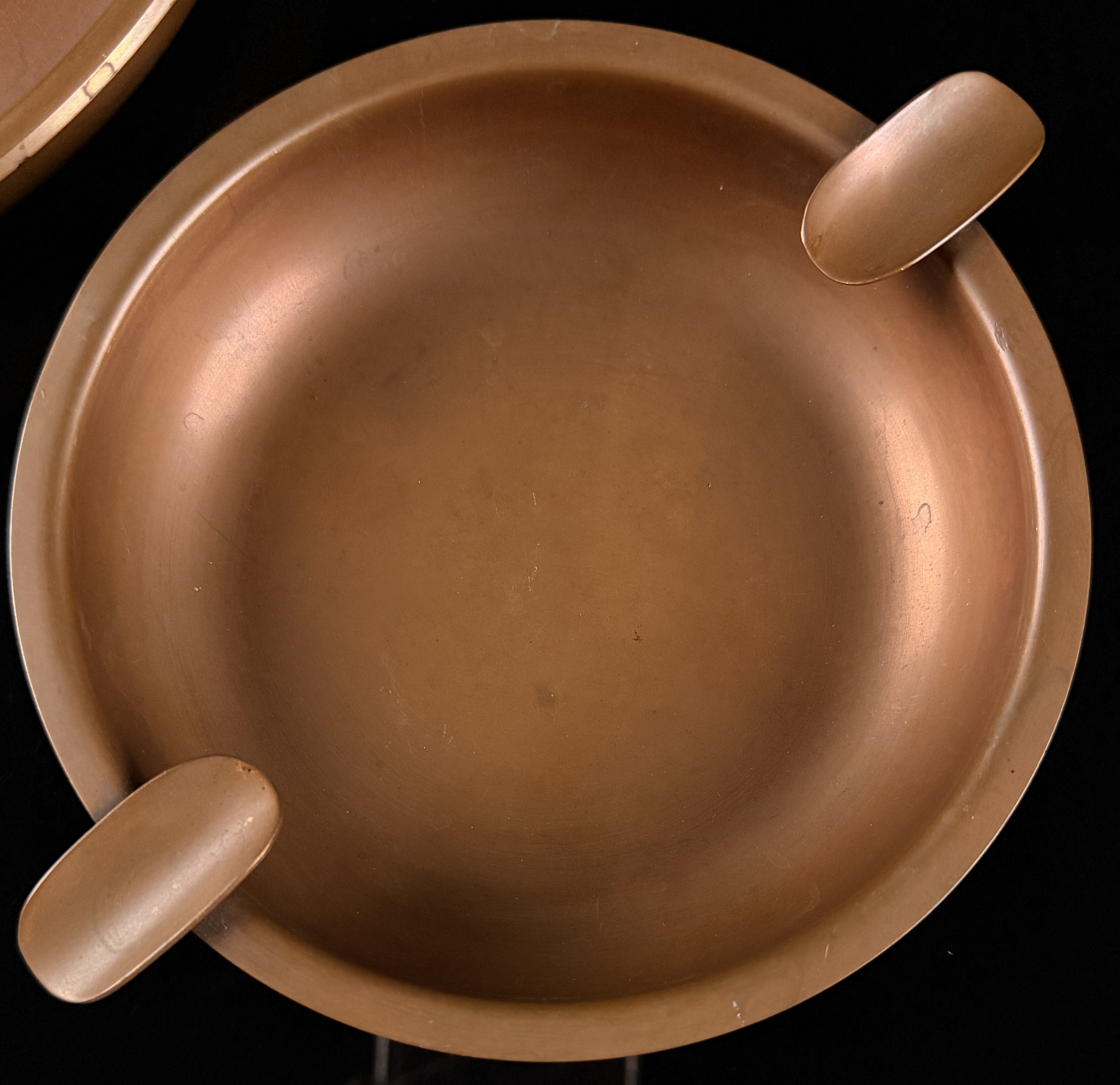A Pair of Roycroft American Arts and Crafts Copper Ashtrays