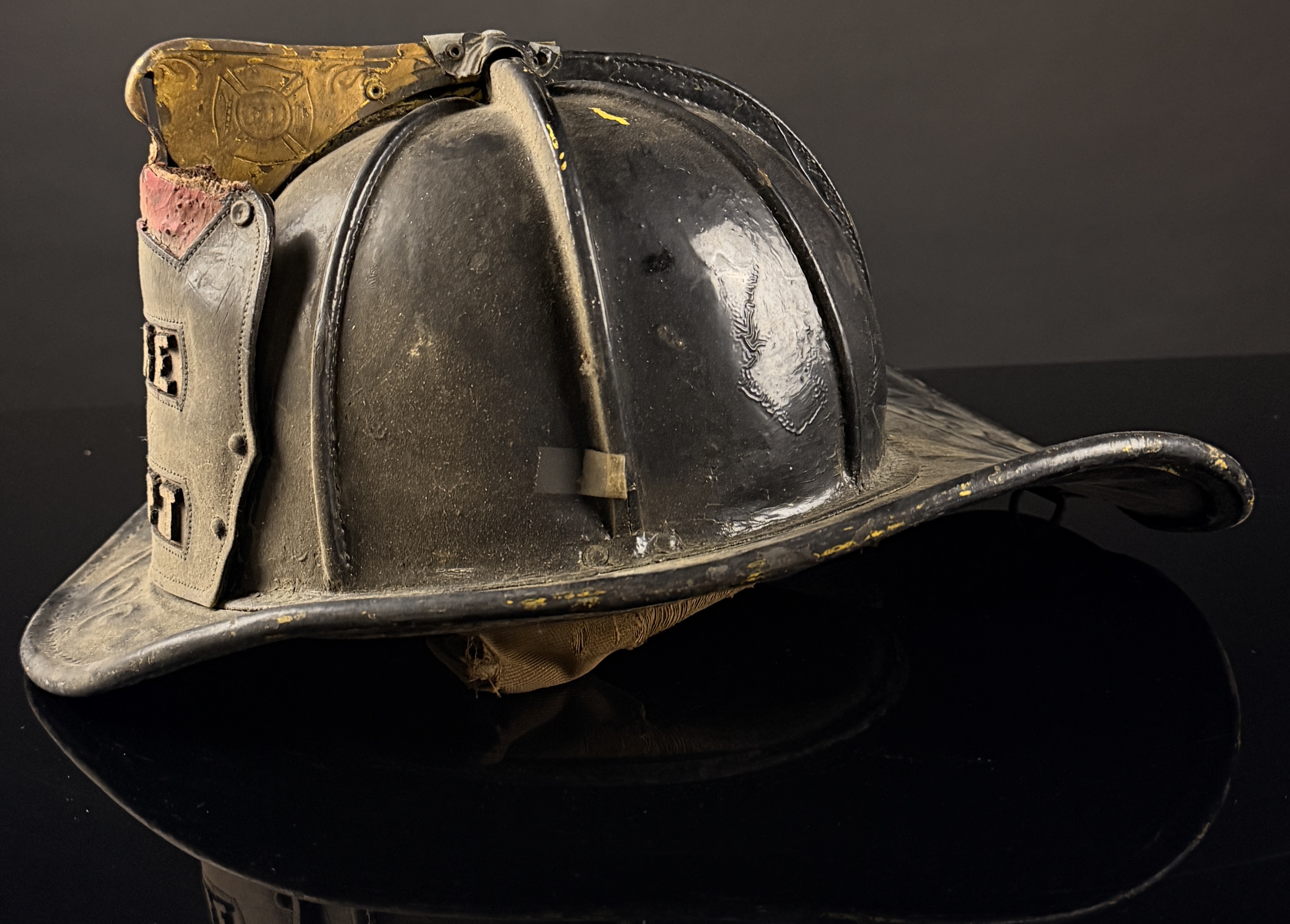 Cairns & Brother Antique Leather Fire Helmet