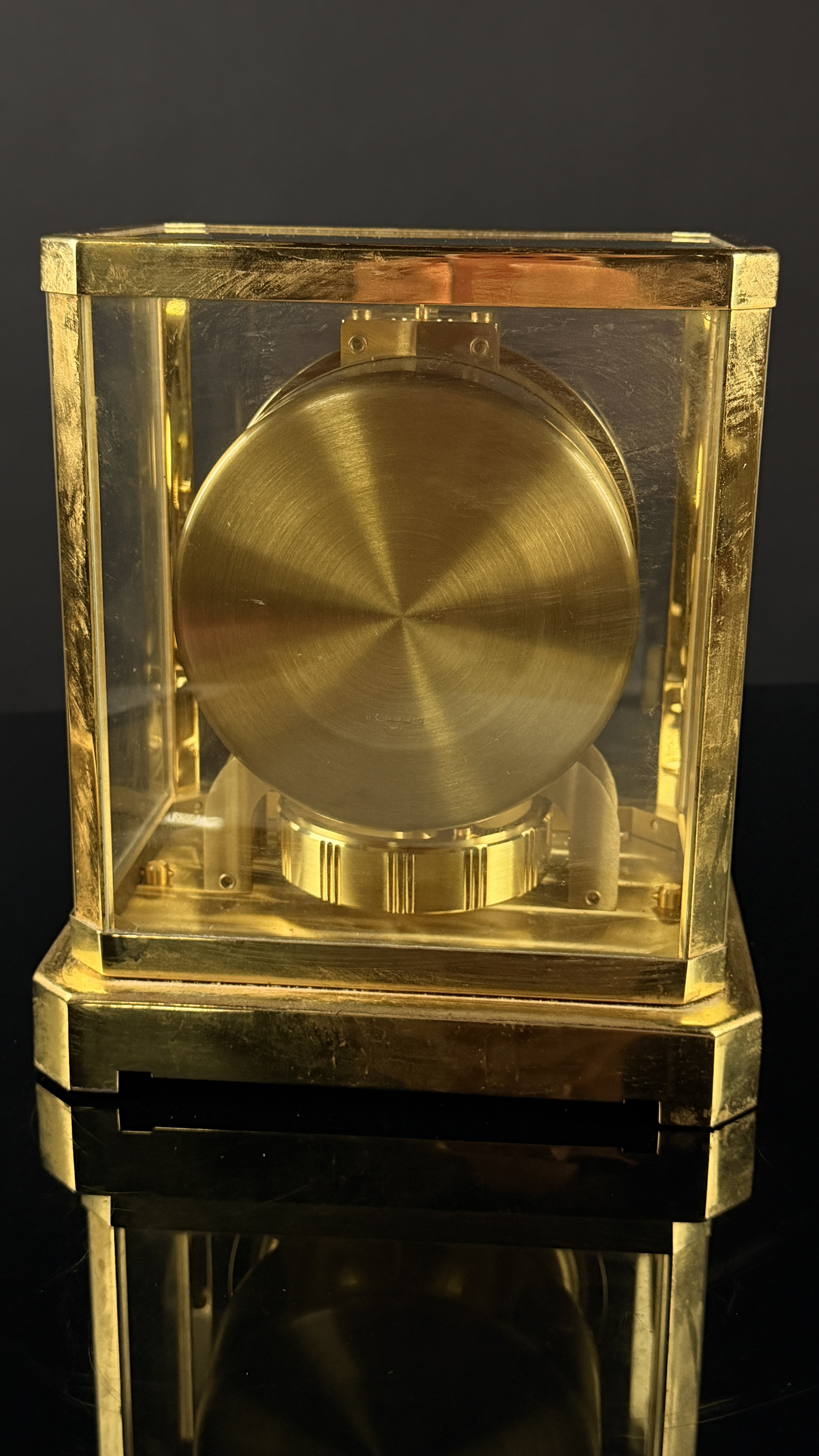 LeCoultre Atmos Gilt Brass Mantel Clock