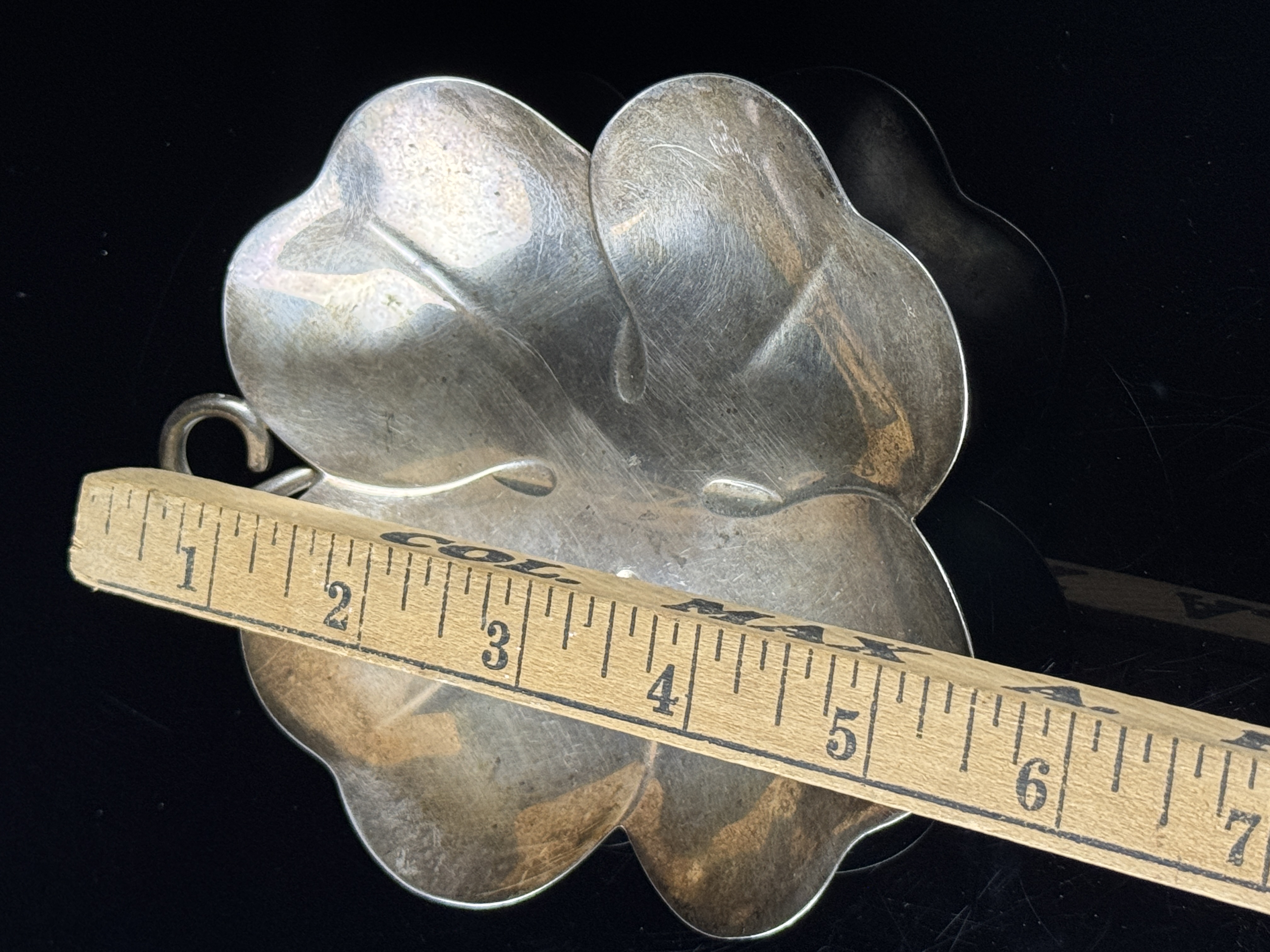 Tiffany & Co. Sterling Silver Clover Form Trinket Dish