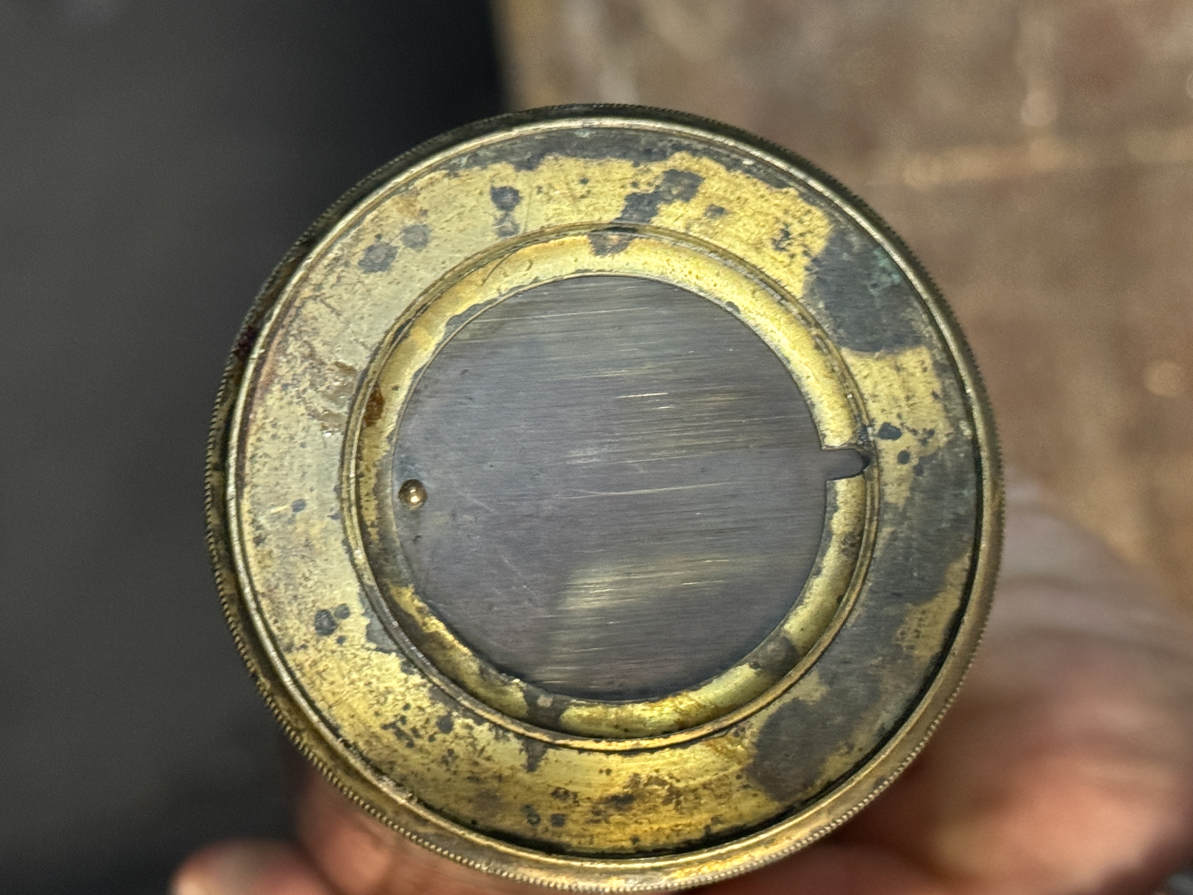19th Century Single-Draw Mahogany and Brass Marine Telescope Works