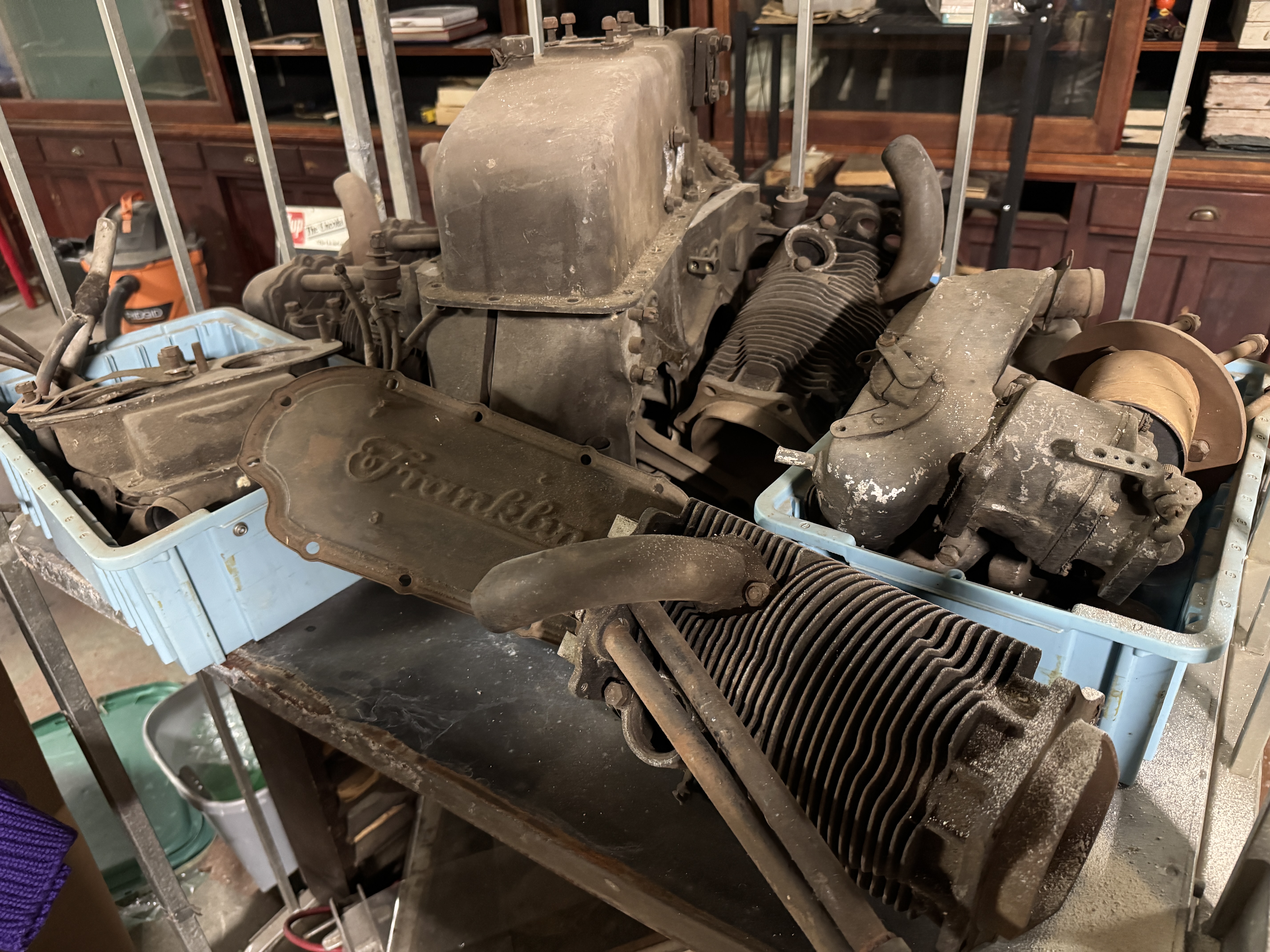 Circa 1920s-1930s Franklin Aircraft Engine