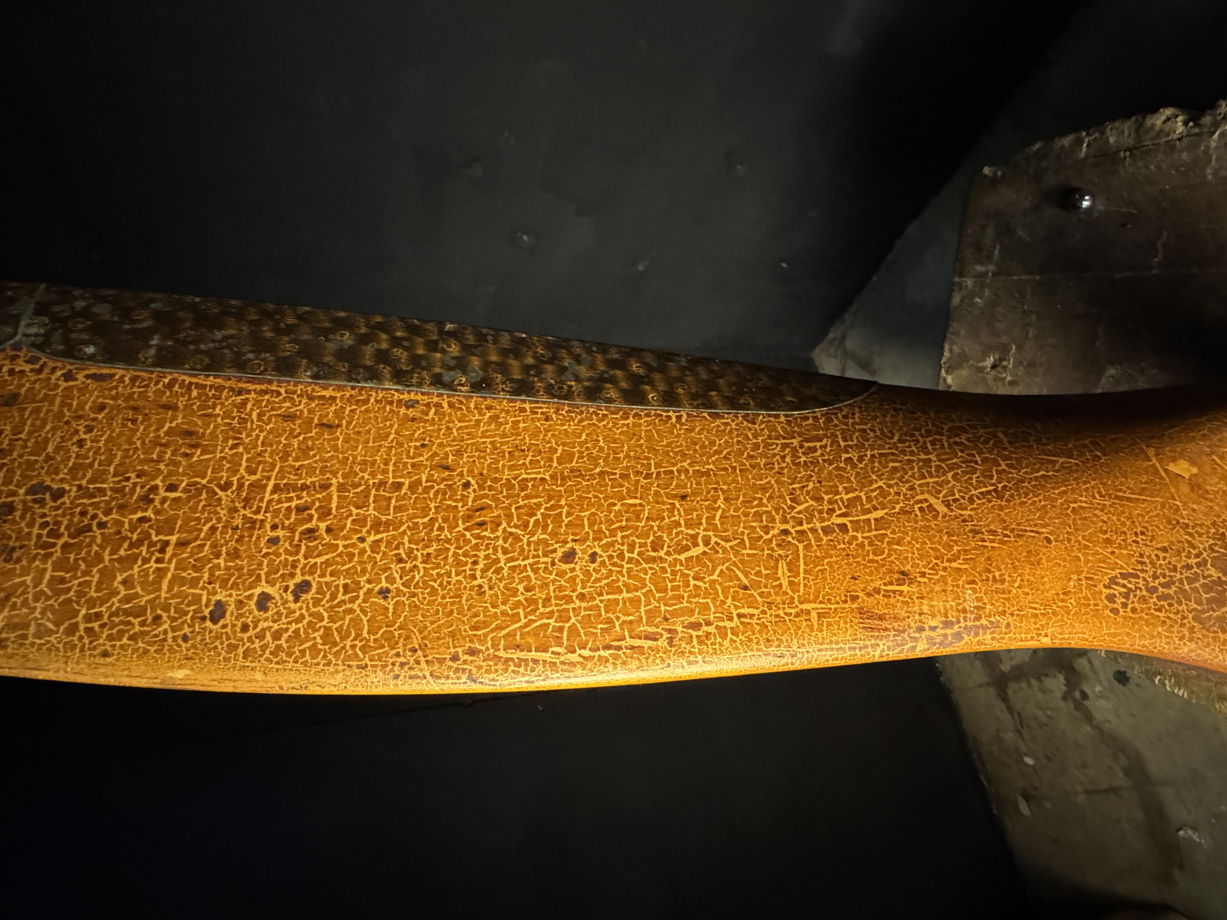 WW1 Curtiss Jenny Aircraft American Propeller and Manufacturing Company Paragon Wood Prop