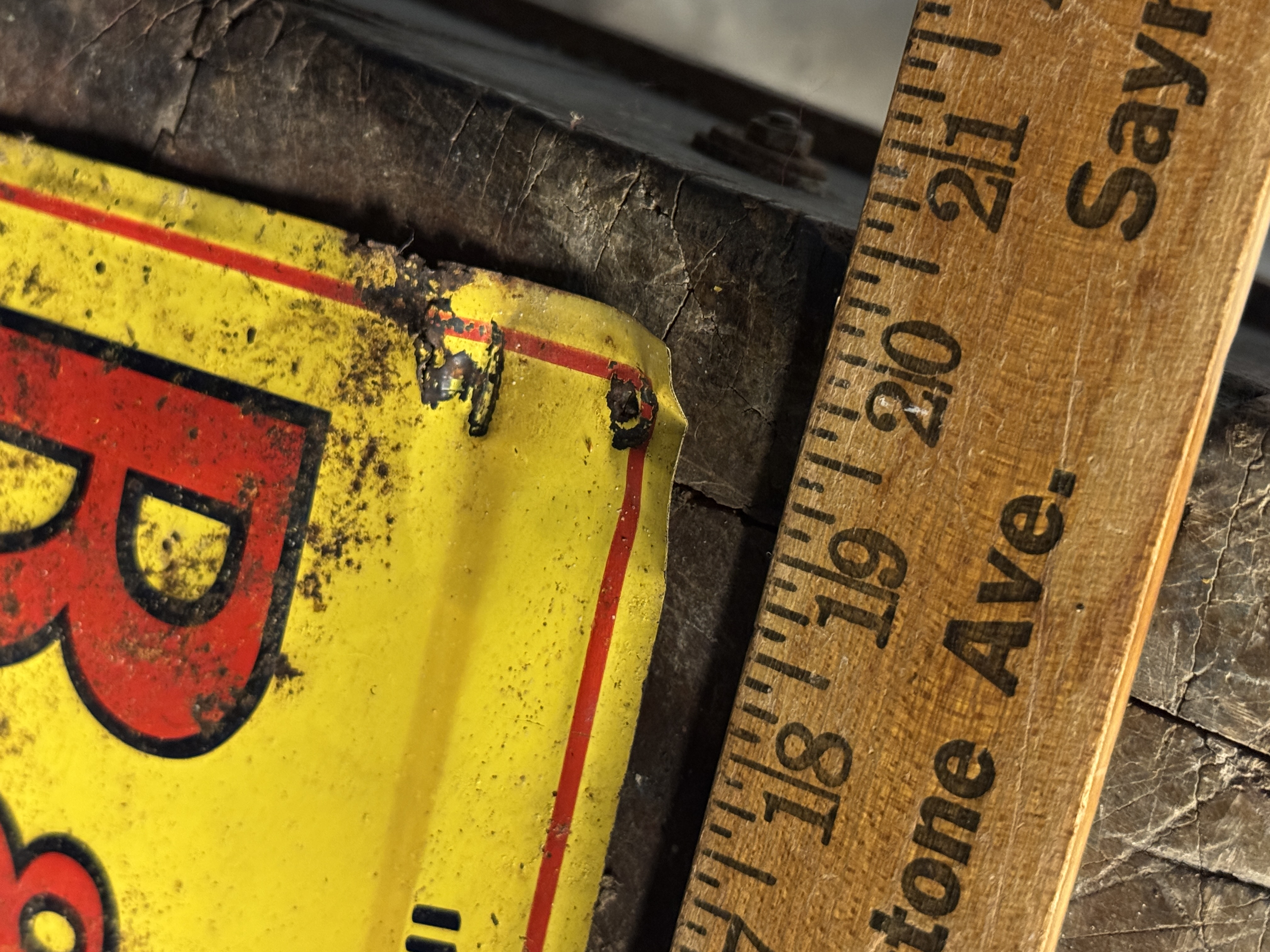 1920s R&H Beer Tin Tacker Sign Rubsam and Horrmann Brewing Co