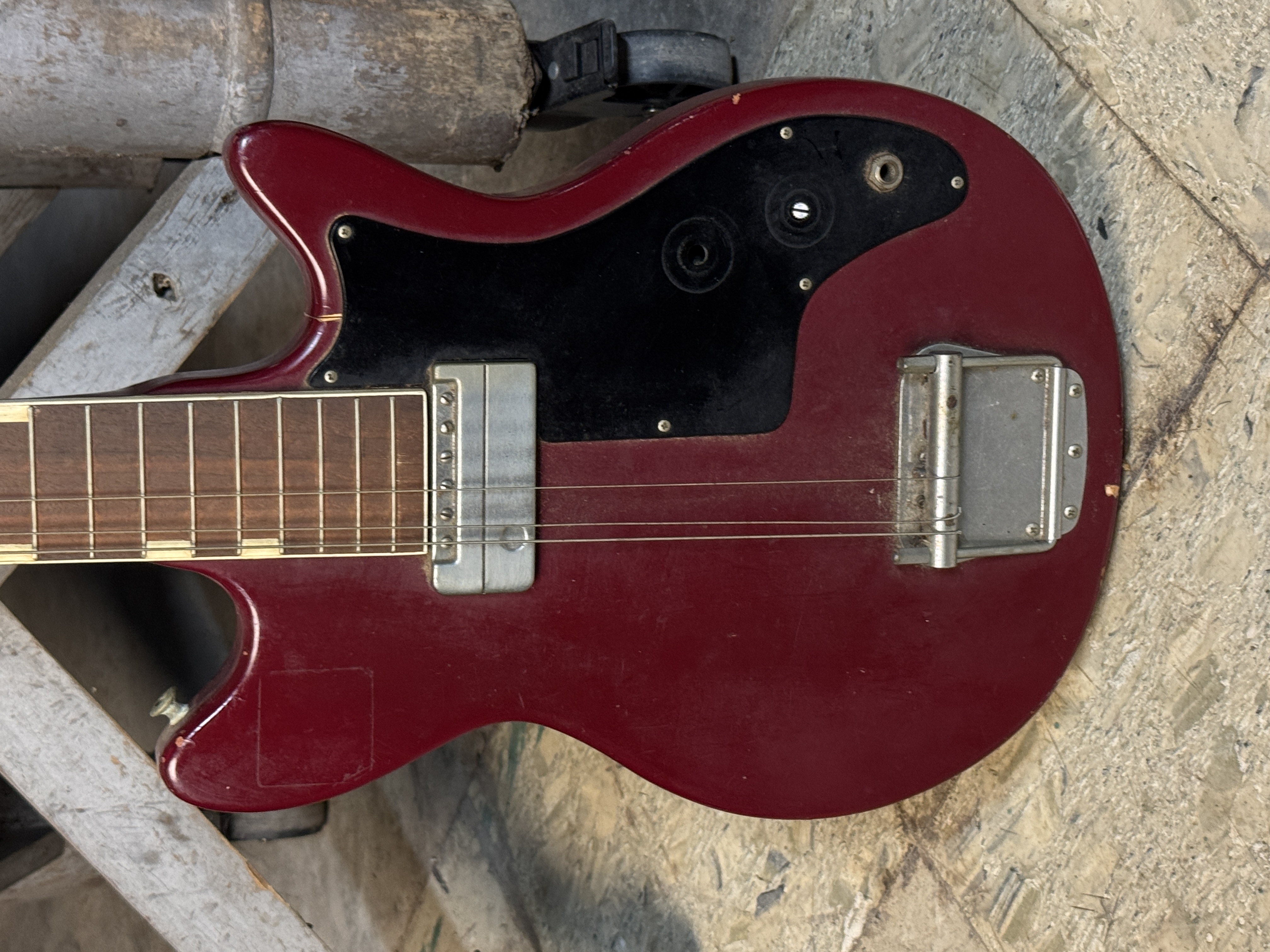 Zim-Gar Vintage Solid Body Electric Guitar, Japan, Circa 1960s