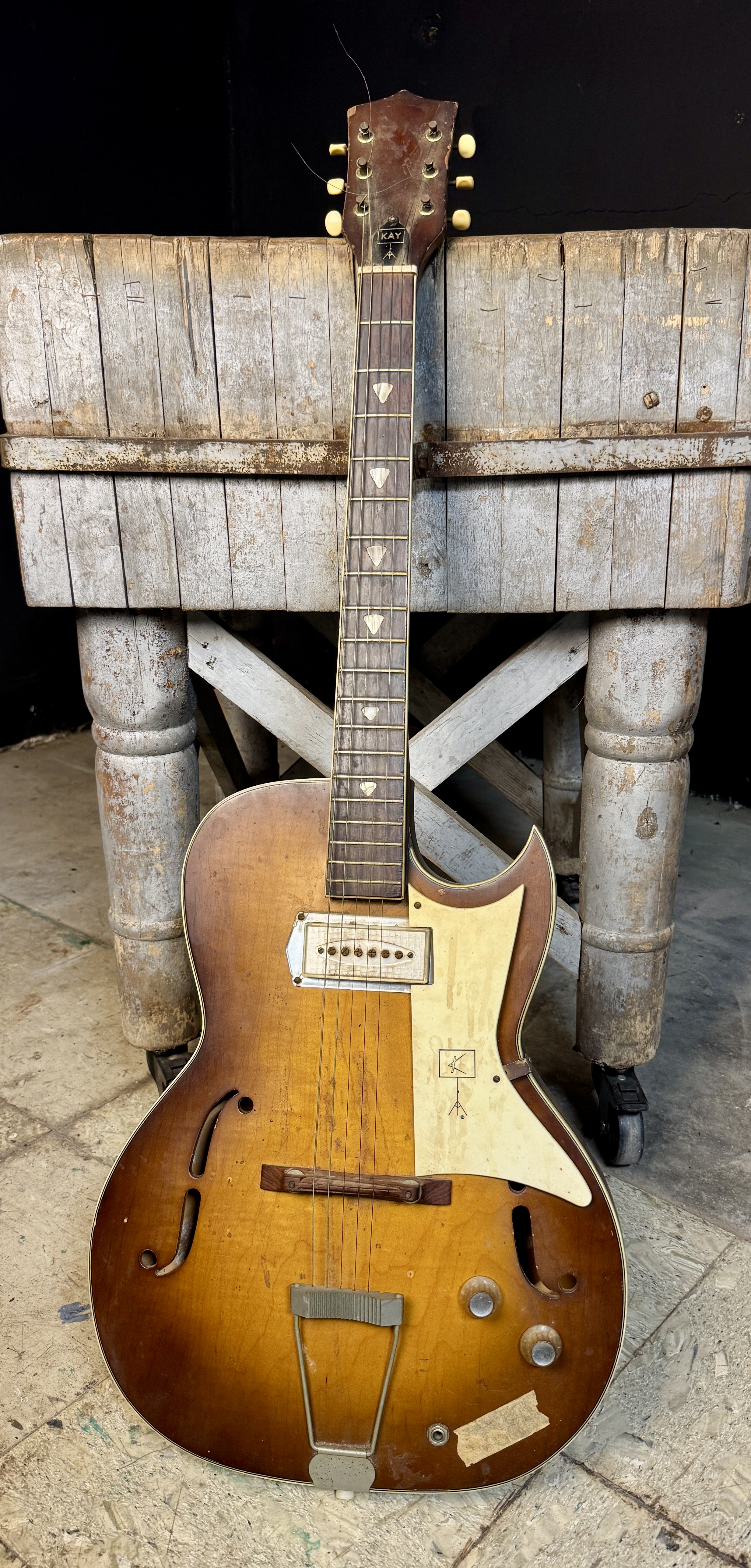 Kay K580 Galaxie Hollow Body Electric Guitar