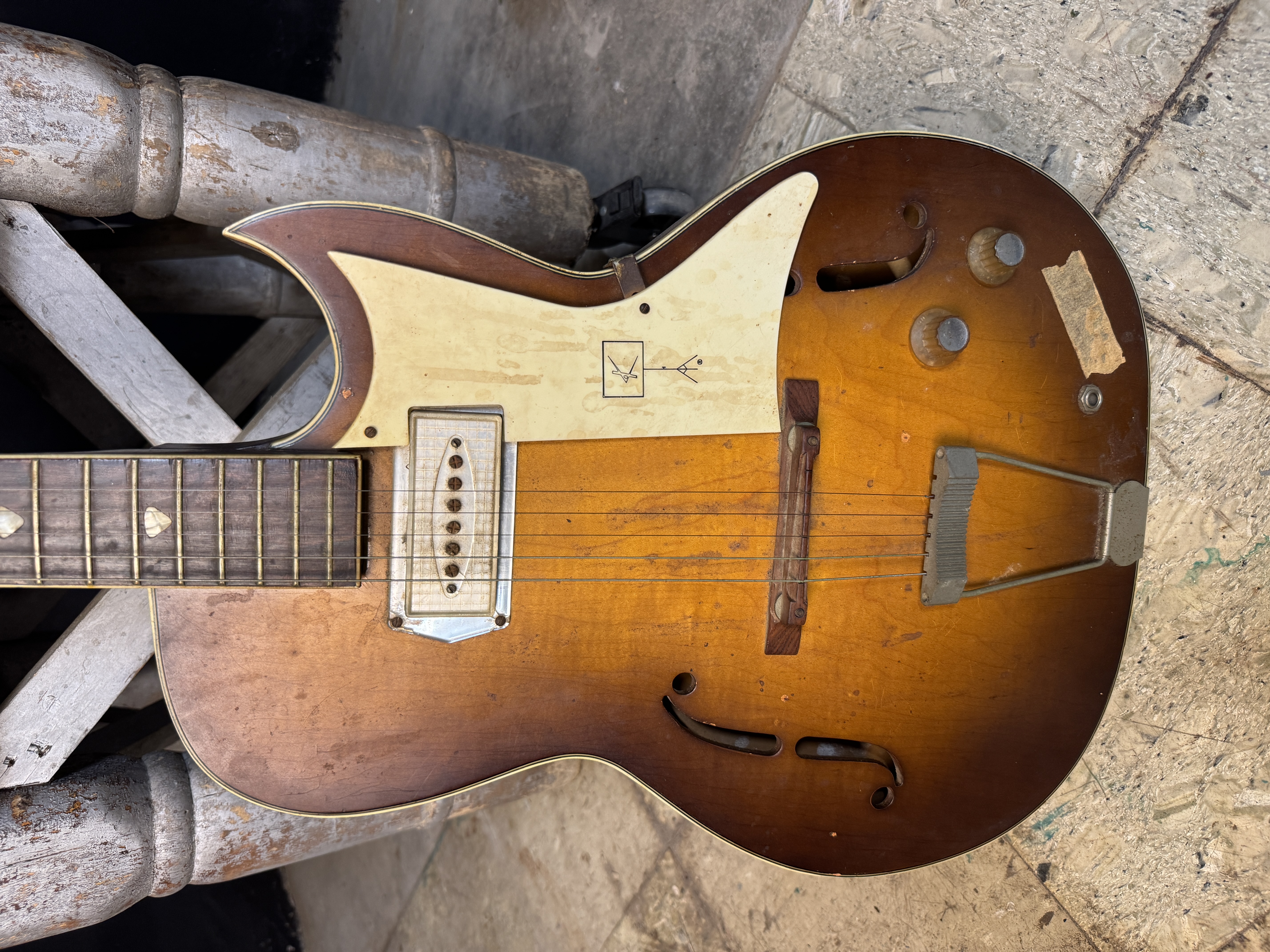 Kay K580 Galaxie Hollow Body Electric Guitar