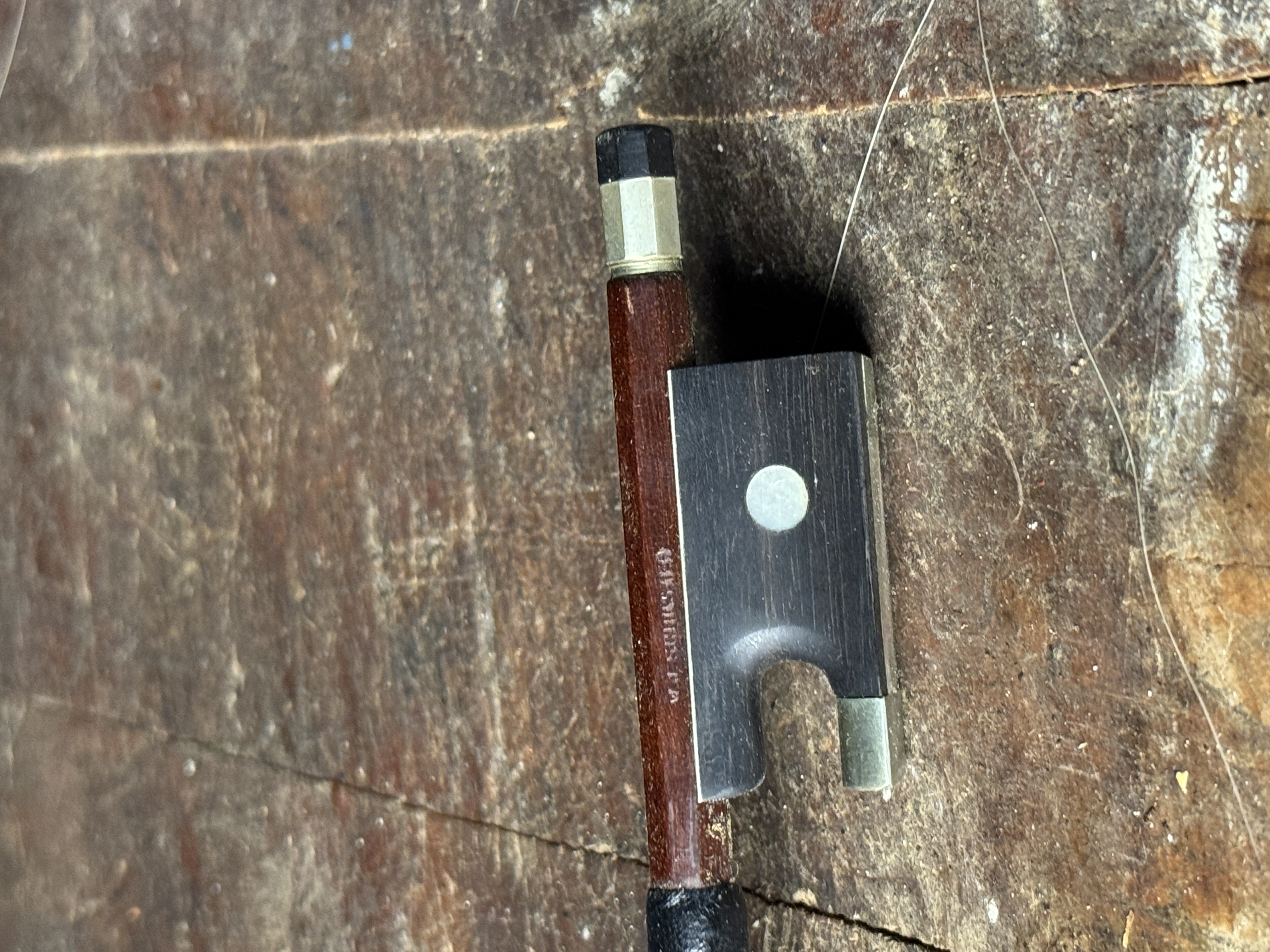 W. J. Schuster Violin Bow (Signed)