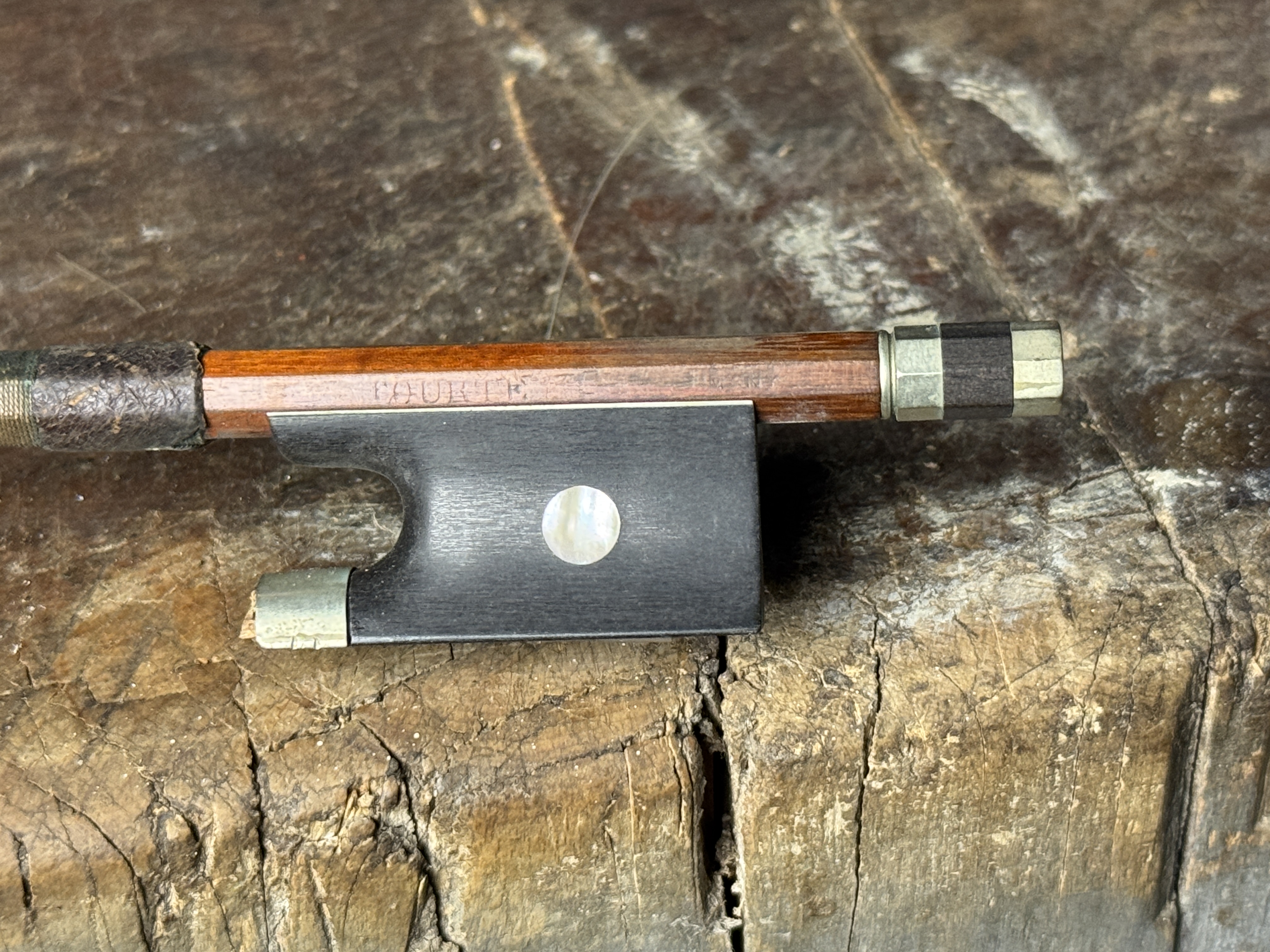 Signed Violin Bow Stamped Tourte