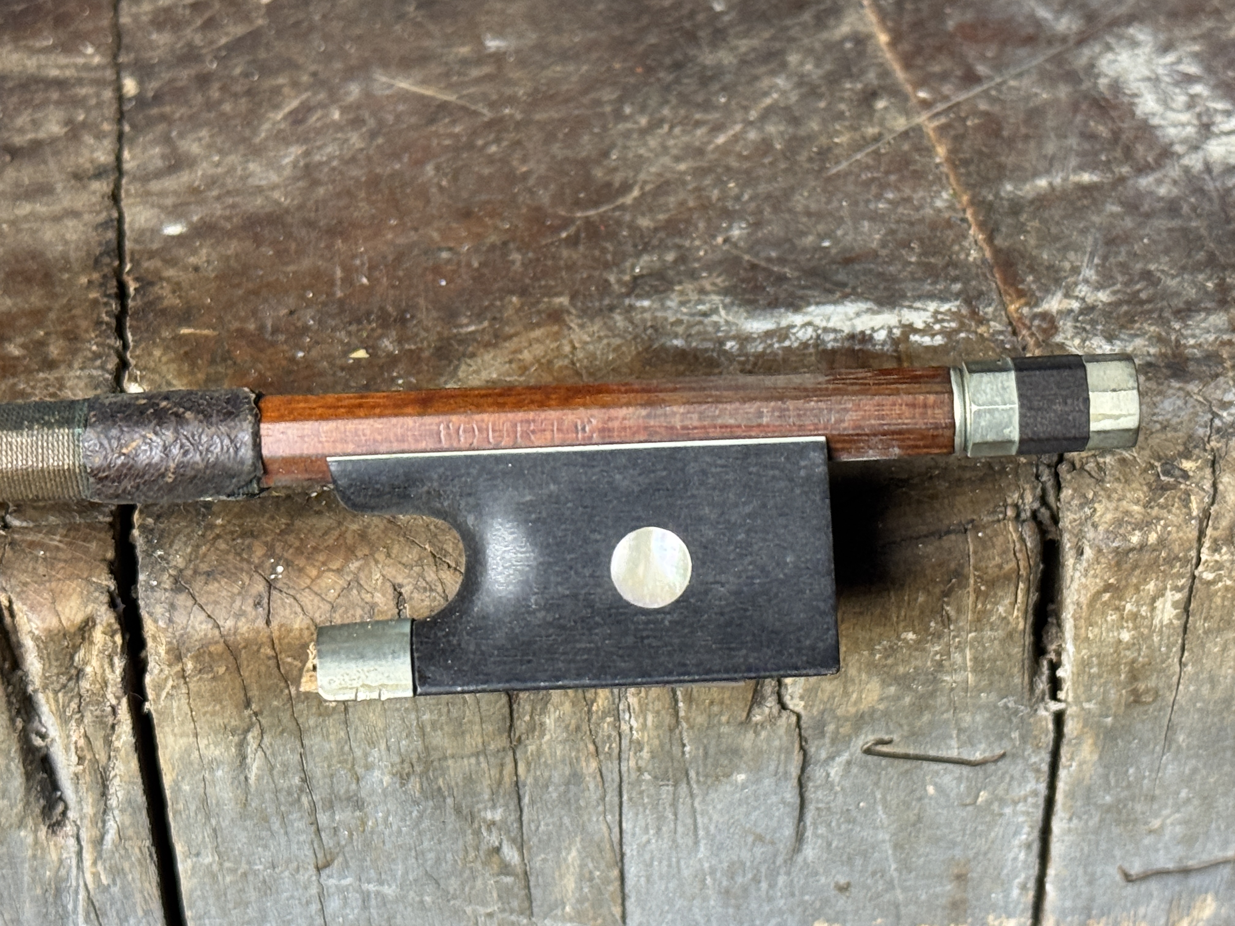 Signed Violin Bow Stamped Tourte