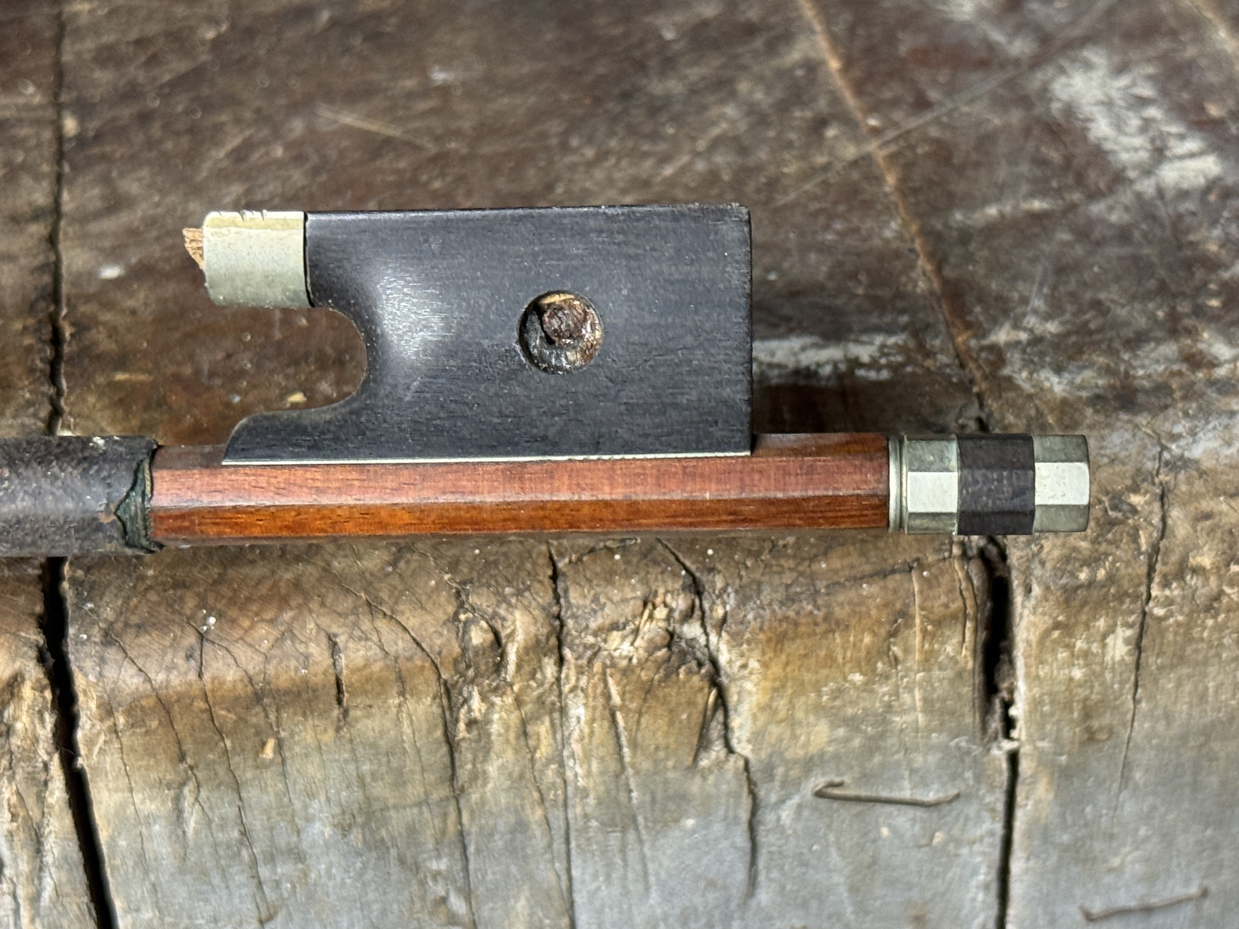 Signed Violin Bow Stamped Tourte