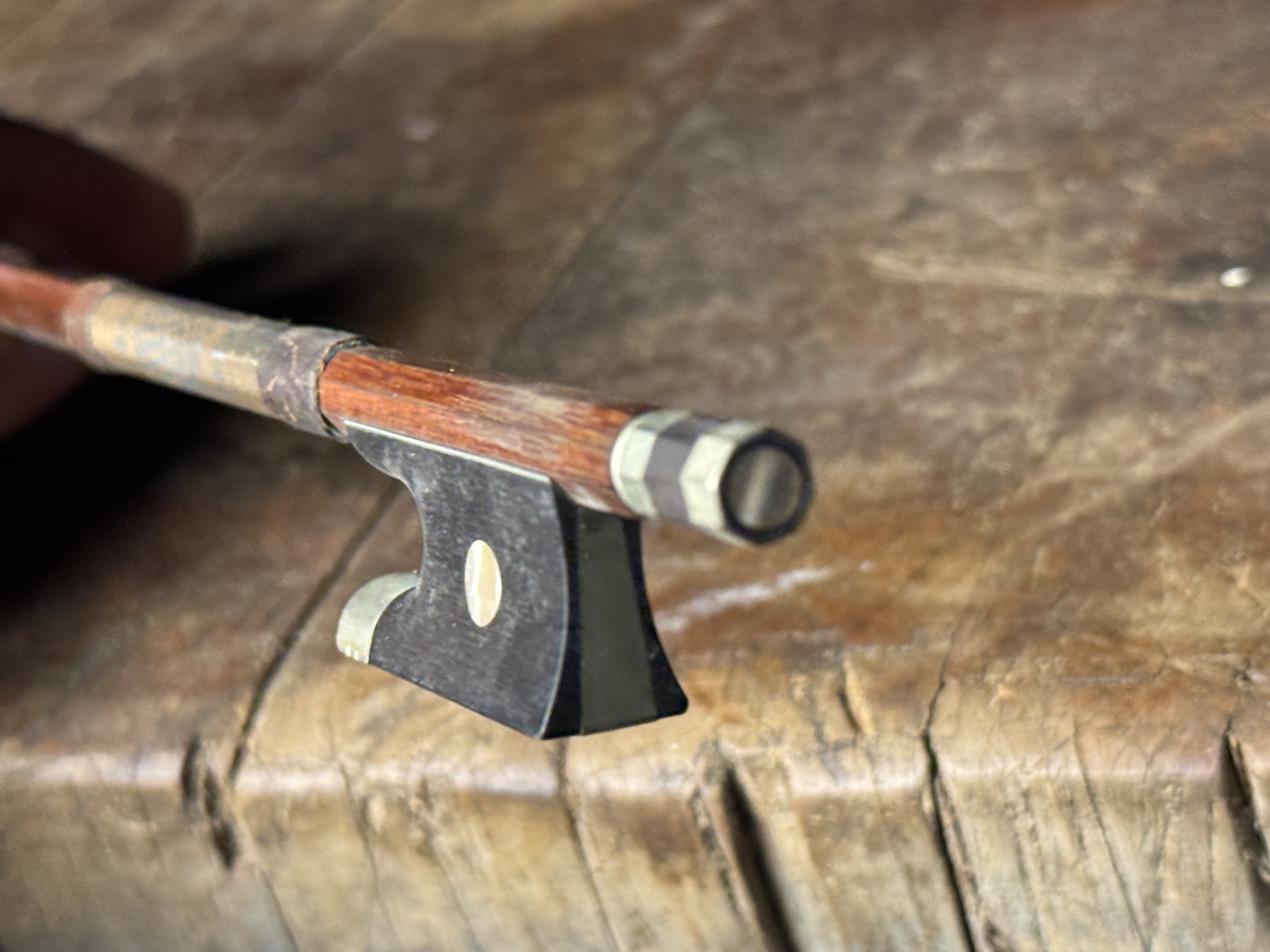 Signed Violin Bow Stamped Tourte