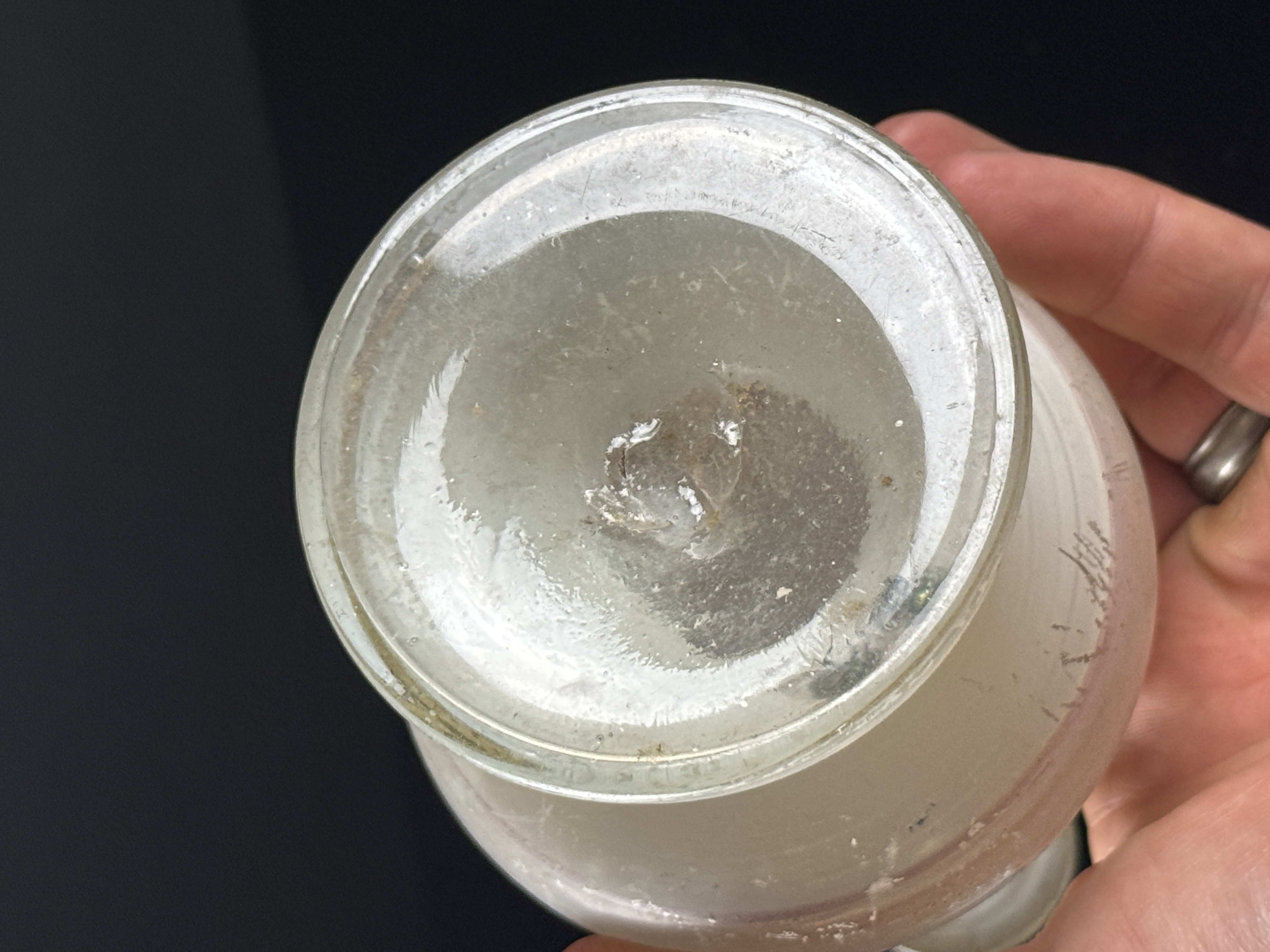 Ancient Islamic Gilded Glass Bottle