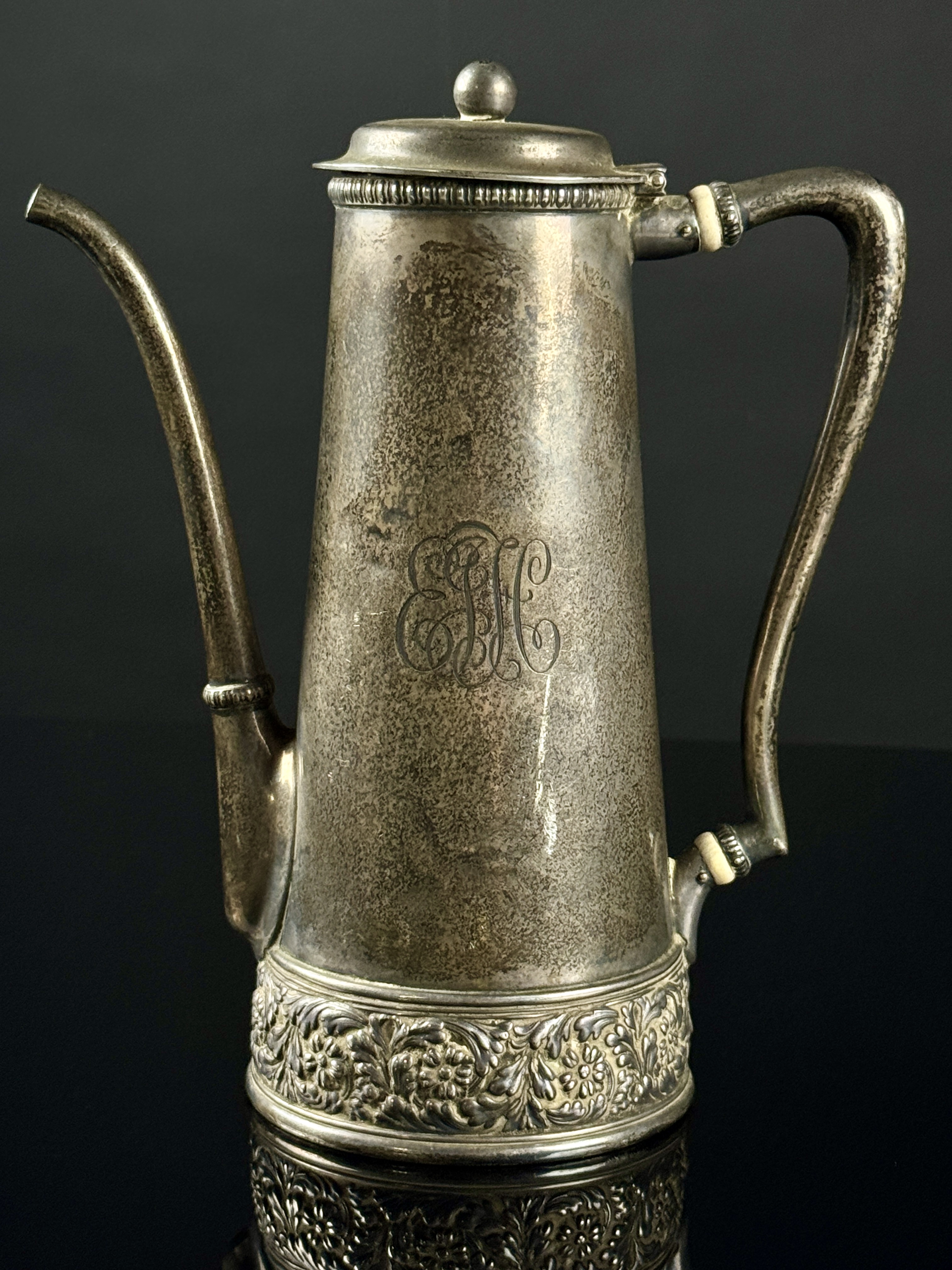 Tiffany & Co. Sterling Silver Coffee or Chocolate Pot, Pattern 5362