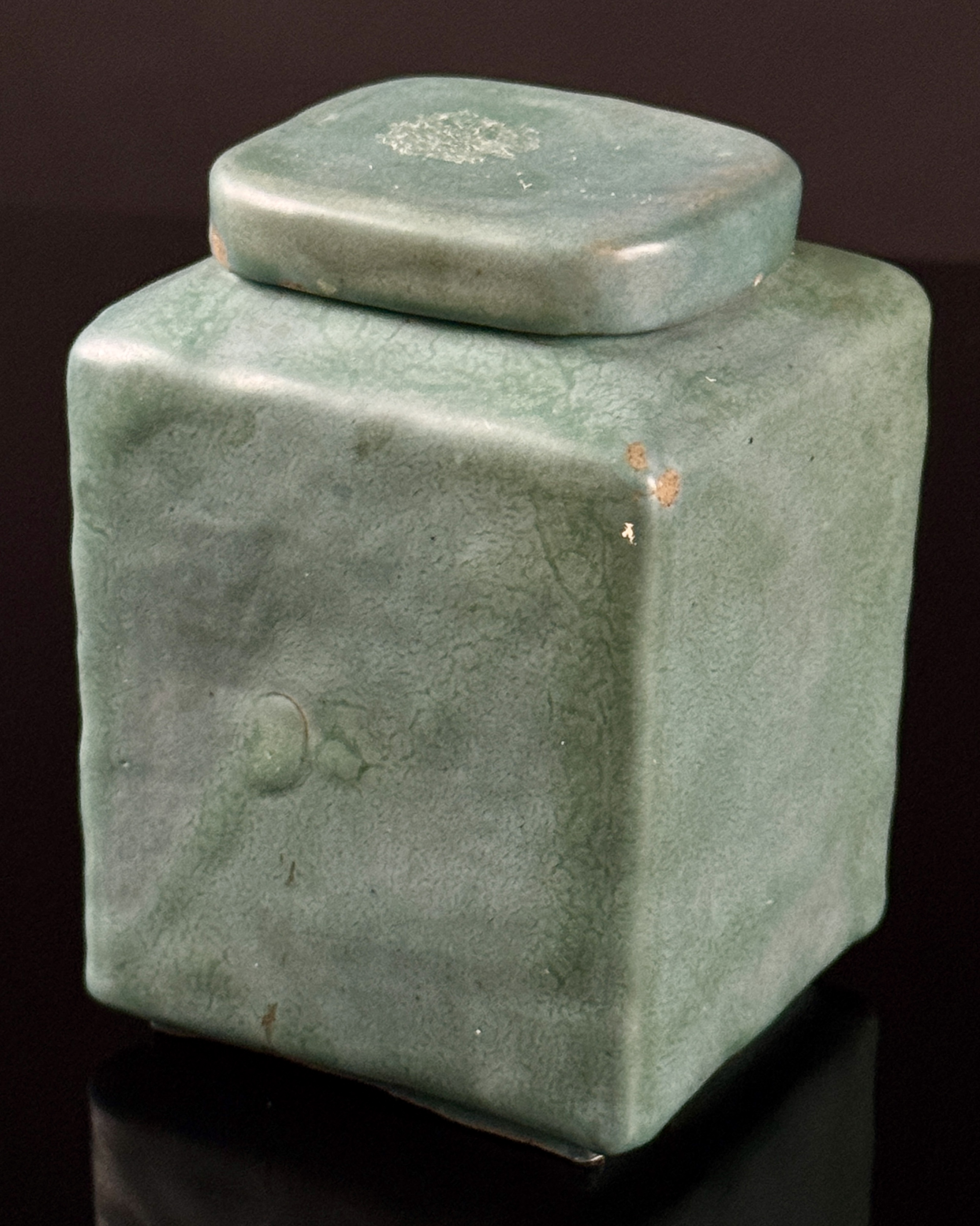 Charles Binns and Frederick Walrath Era Alfred State School of Ceramics Arts and Crafts Lidded Jar