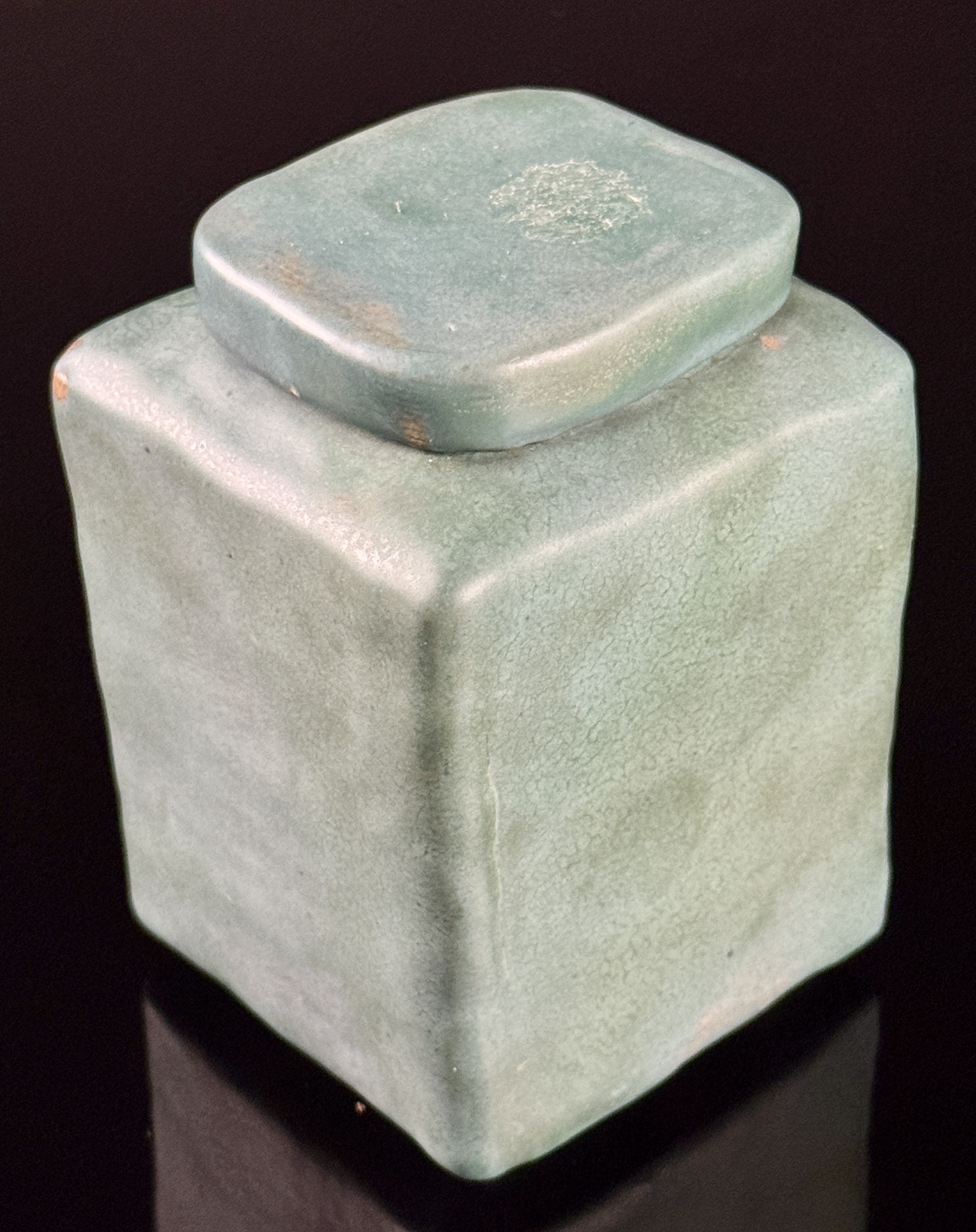 Charles Binns and Frederick Walrath Era Alfred State School of Ceramics Arts and Crafts Lidded Jar