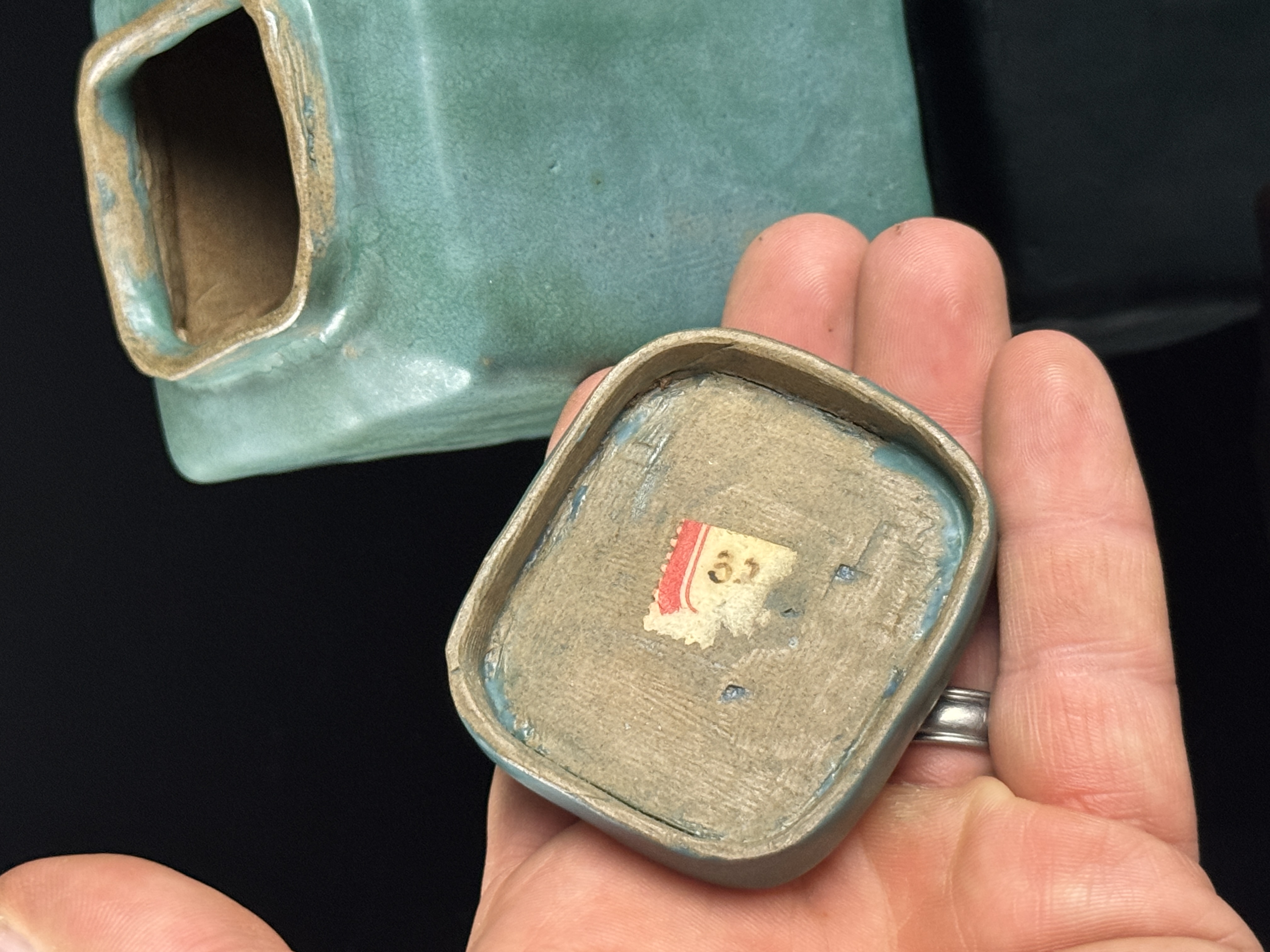 Charles Binns and Frederick Walrath Era Alfred State School of Ceramics Arts and Crafts Lidded Jar
