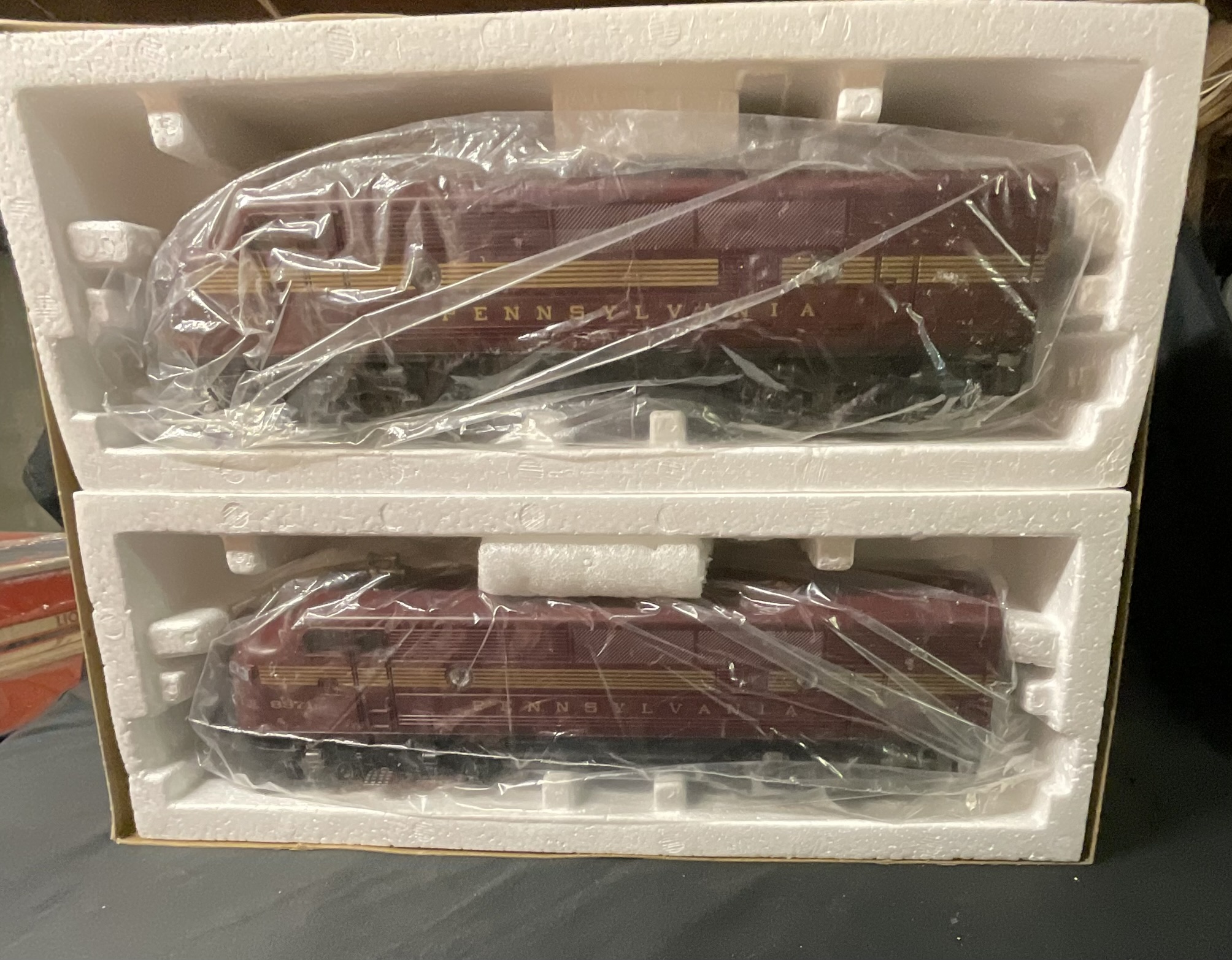 A Pair of Lionel 6-8970 and 6-8971 O Gauge Pennsylvania Railroad F3A Diesel Locomotives
