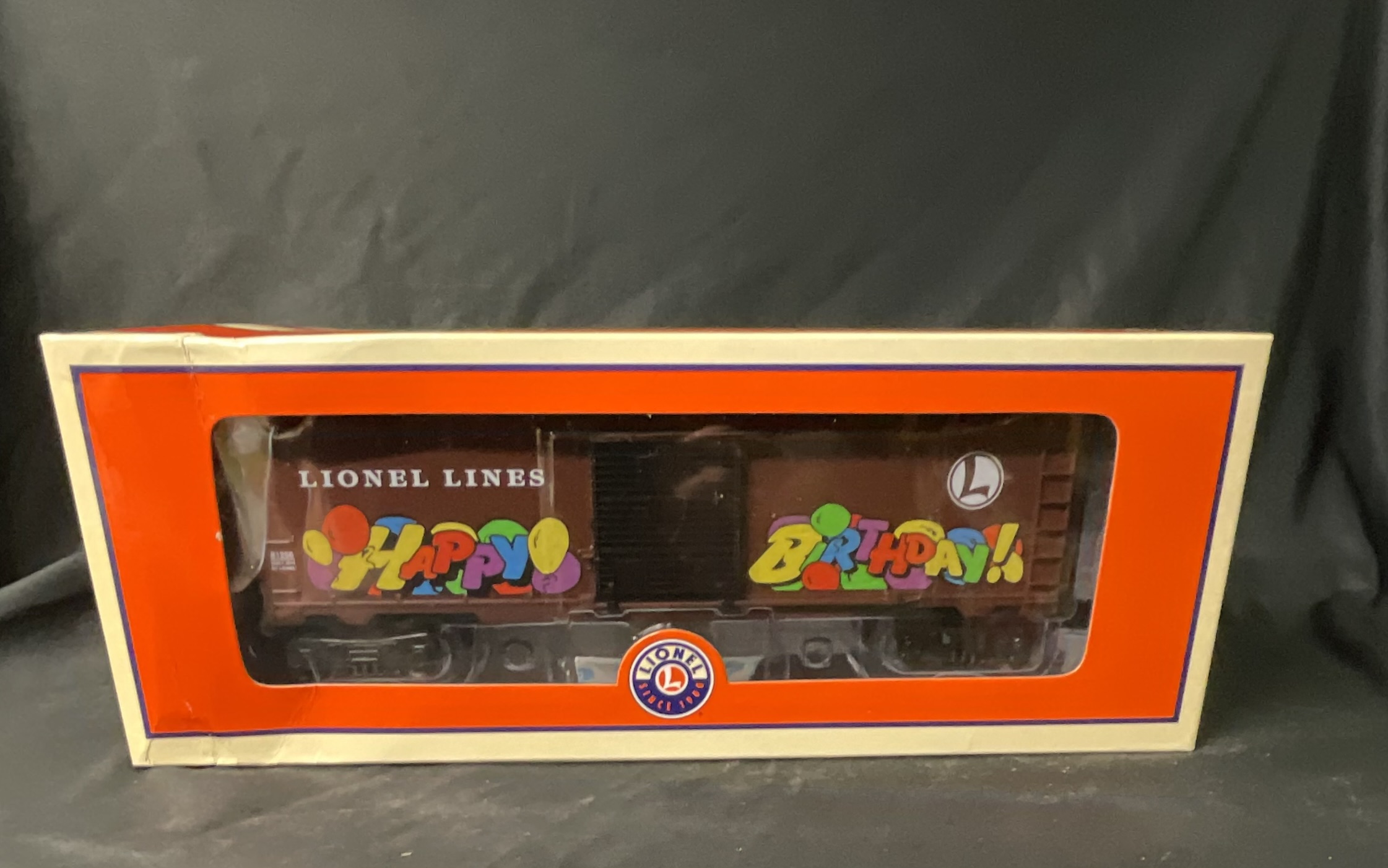 Lionel O Gauge Happy Birthday Personalized Message Boxcar 6-81256