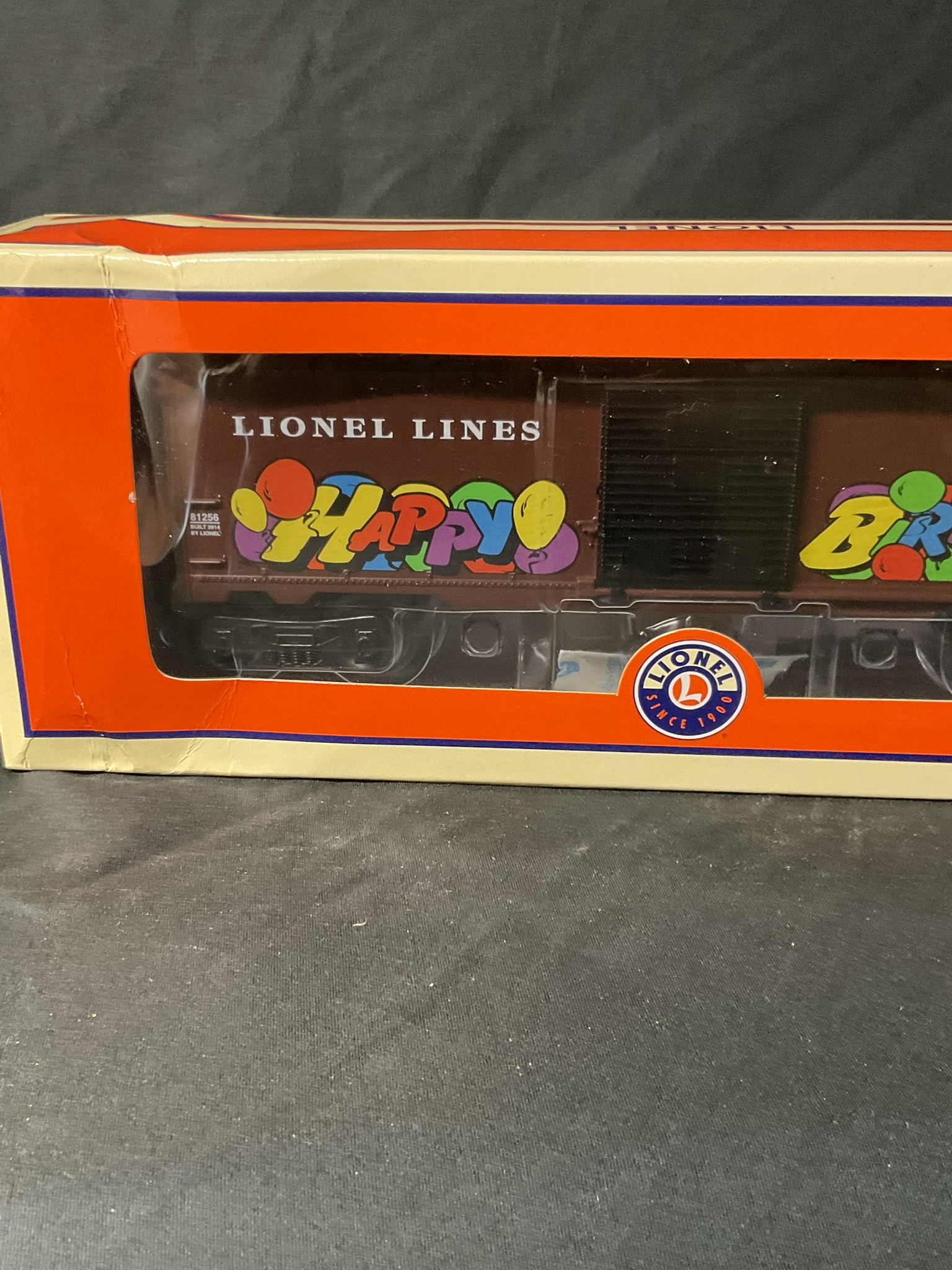 Lionel O Gauge Happy Birthday Personalized Message Boxcar 6-81256