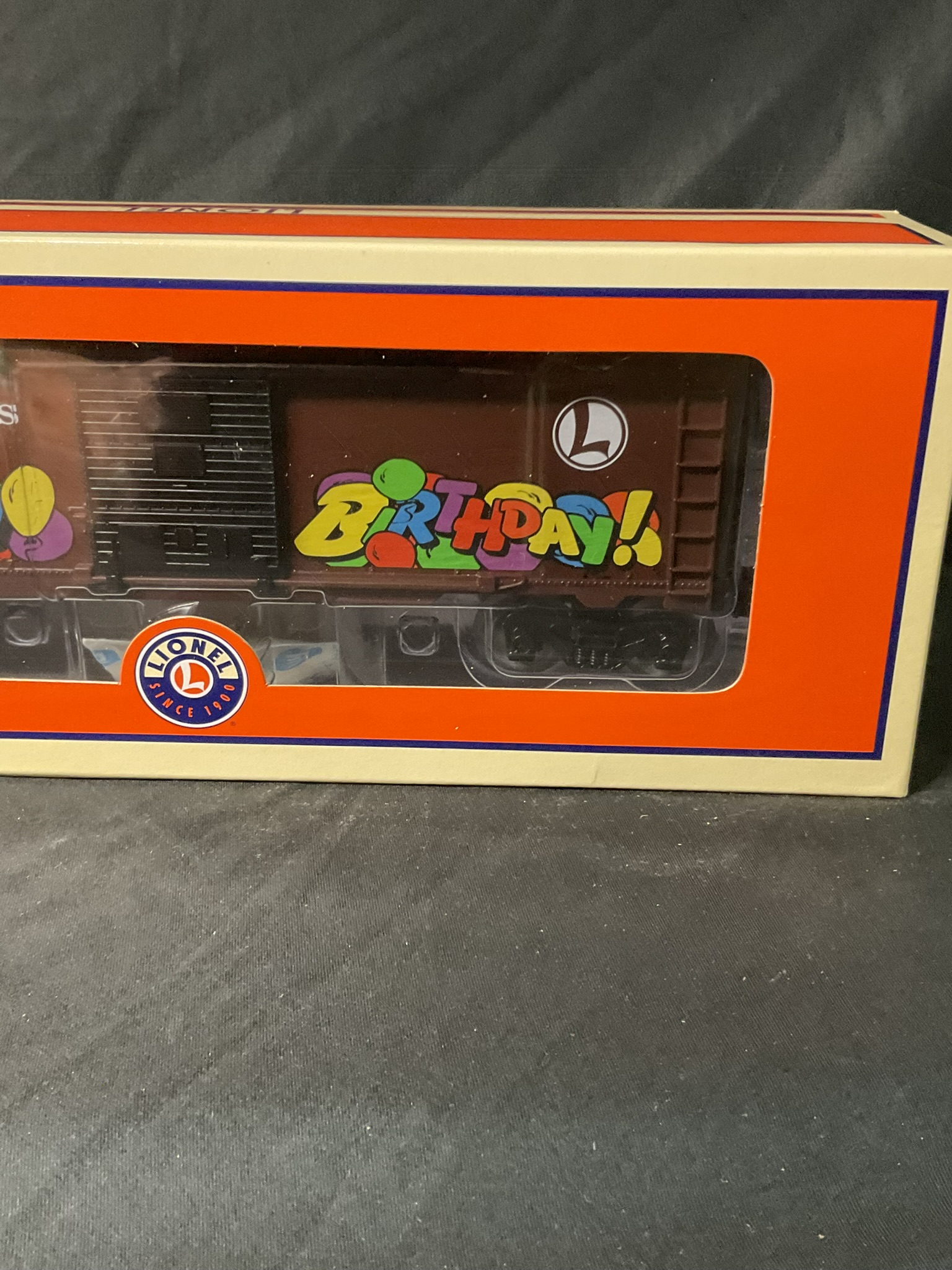 Lionel O Gauge Happy Birthday Personalized Message Boxcar 6-81256