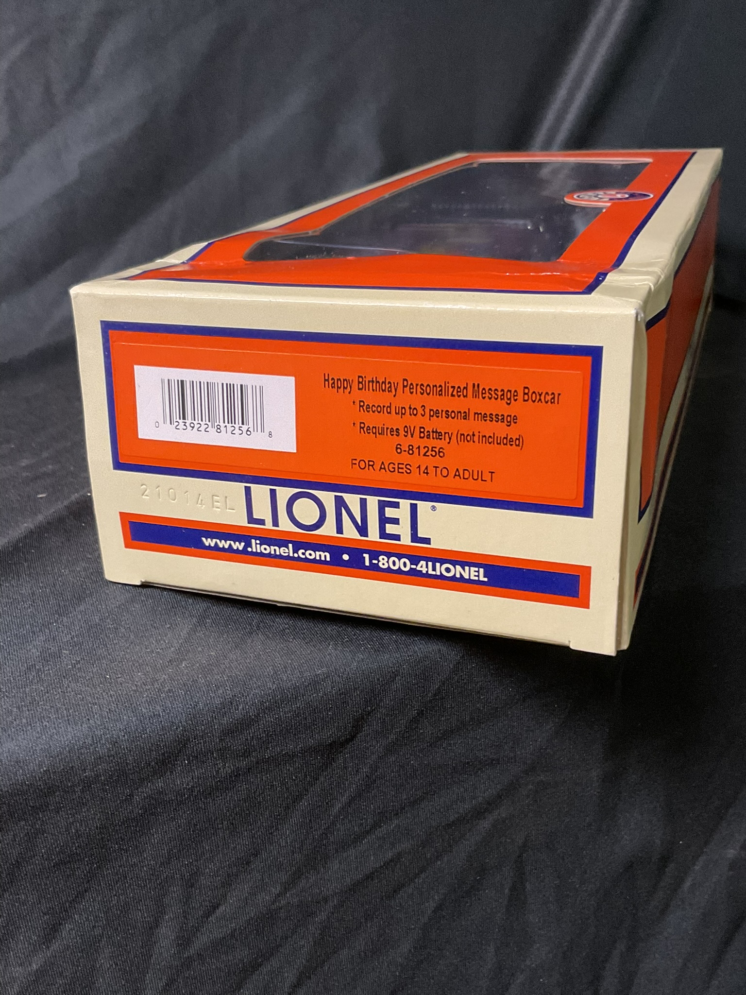 Lionel O Gauge Happy Birthday Personalized Message Boxcar 6-81256