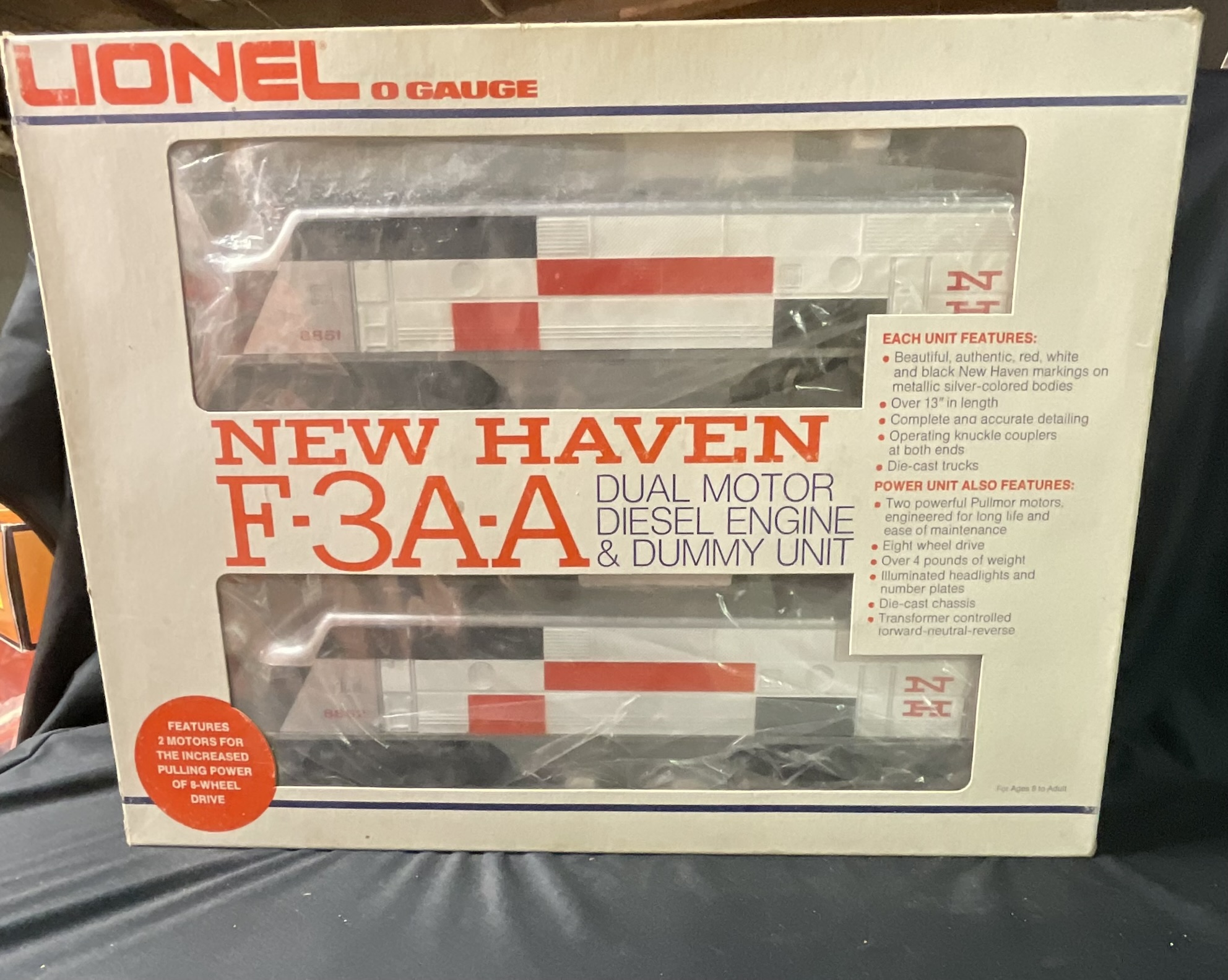Lionel 6-8851 O-Gauge New Haven F-3A-A Diesel Locomotive Set