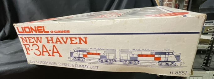 Lionel 6-8851 O-Gauge New Haven F-3A-A Diesel Locomotive Set
