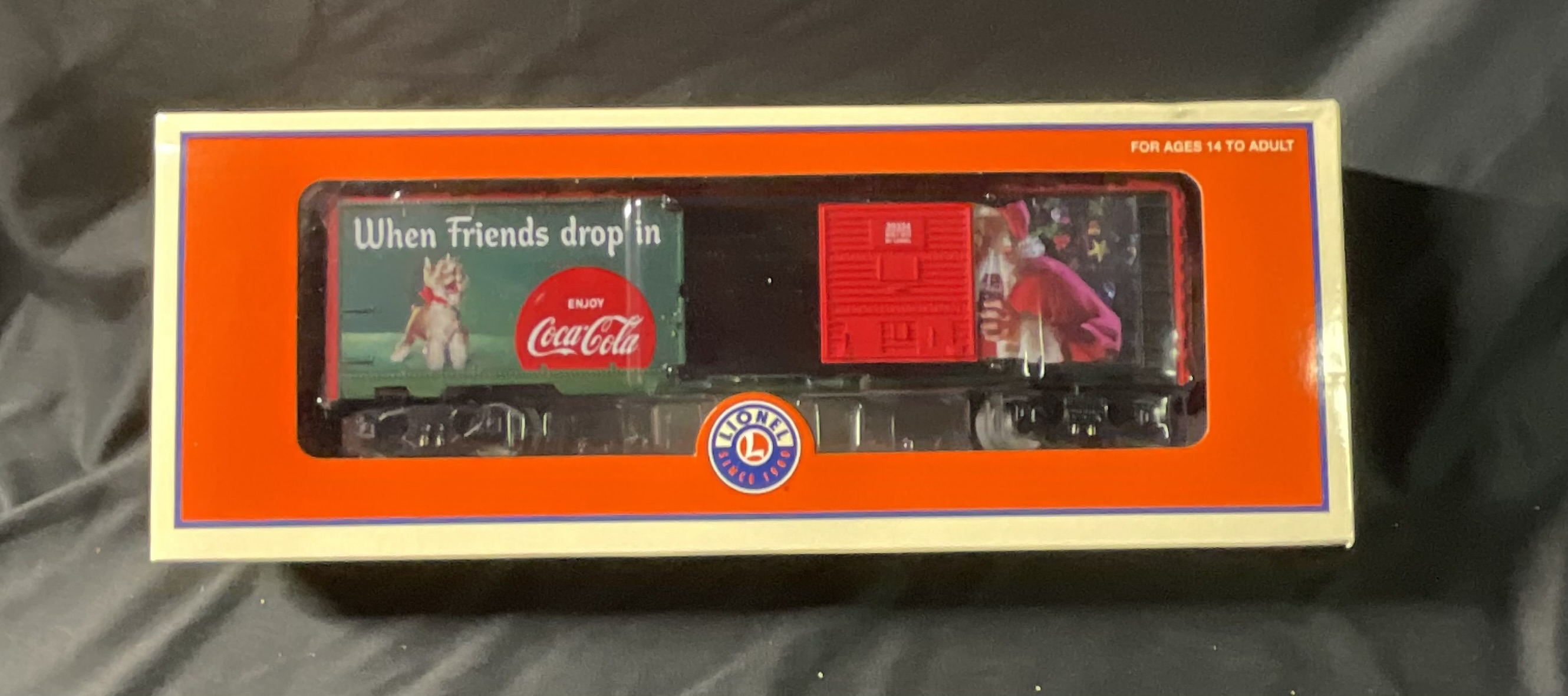 Lionel 6-39334 O Gauge Coca-Cola Christmas Boxcar in Original Box