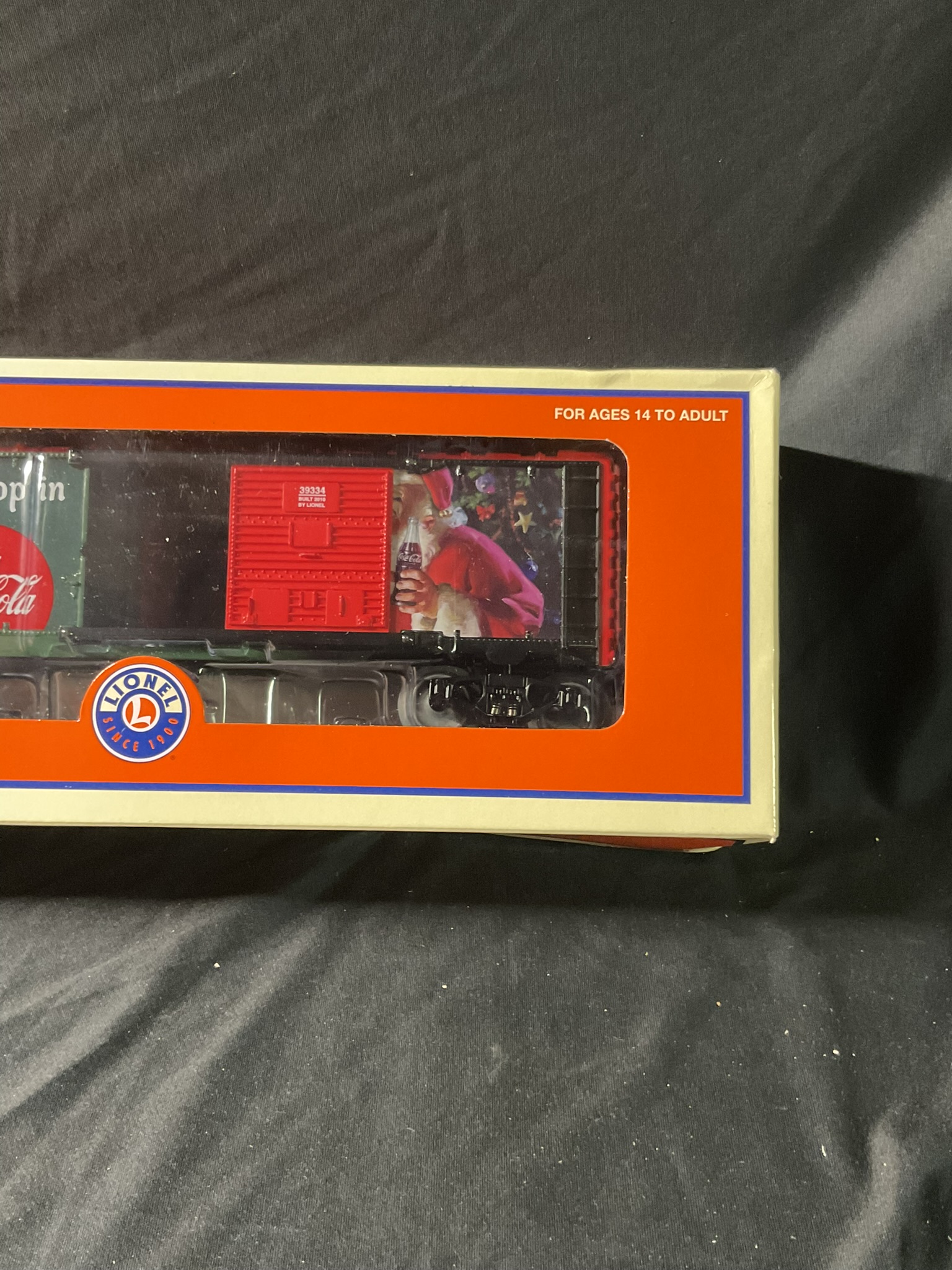 Lionel 6-39334 O Gauge Coca-Cola Christmas Boxcar in Original Box