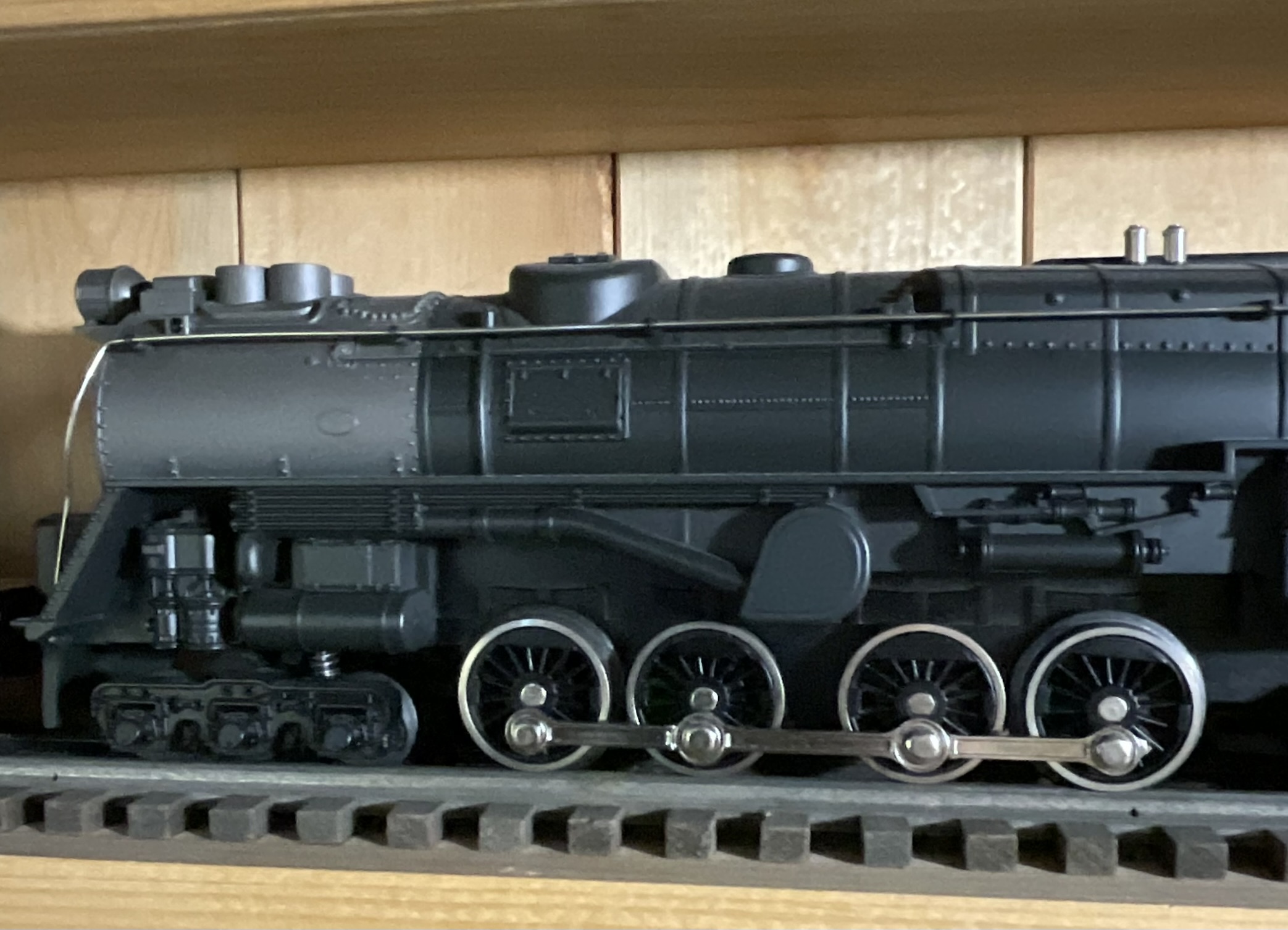 A Trio of O-Gauge Model Train Components Including Pennsylvania S-2 Steam Turbine Locomotive 6200