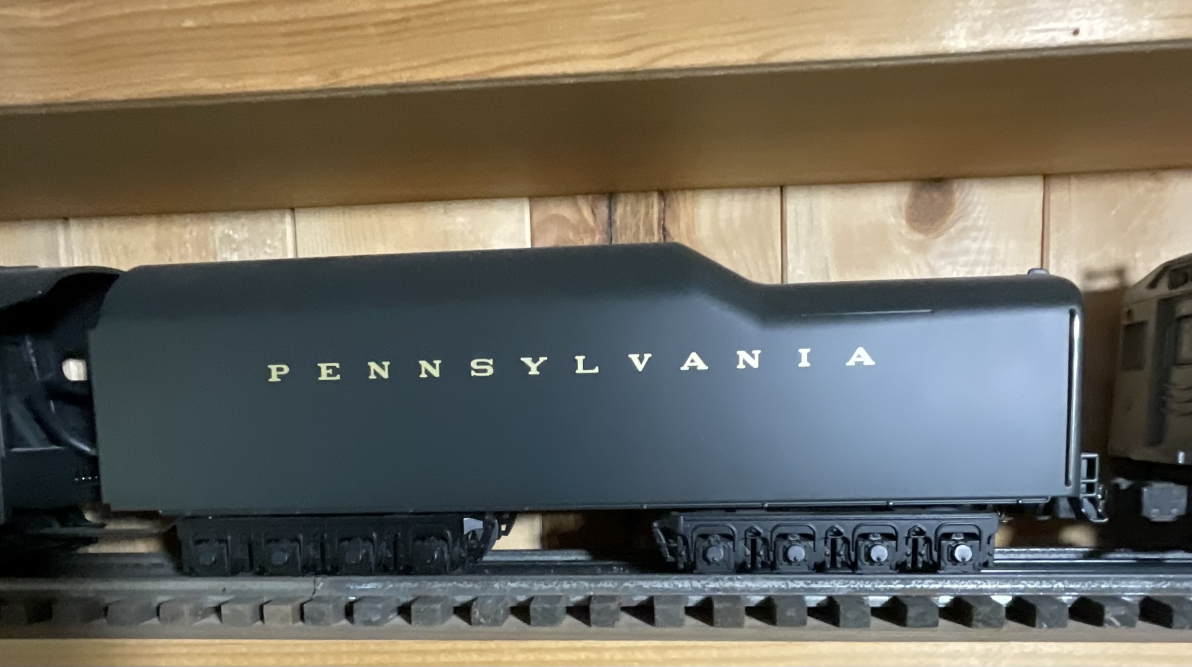 A Trio of O-Gauge Model Train Components Including Pennsylvania S-2 Steam Turbine Locomotive 6200
