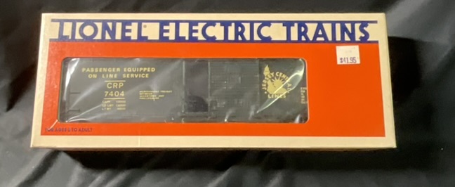 Lionel O Gauge Jersey Central Lines Box Car 6-7404 in Original Window Box