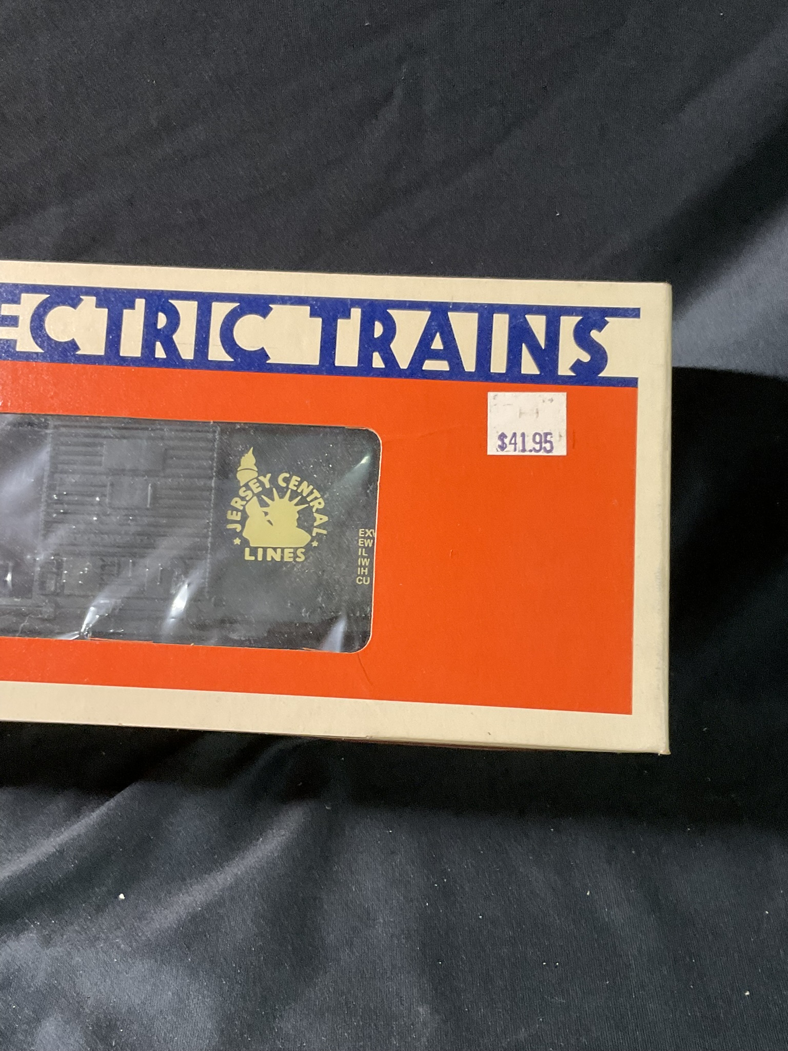 Lionel O Gauge Jersey Central Lines Box Car 6-7404 in Original Window Box