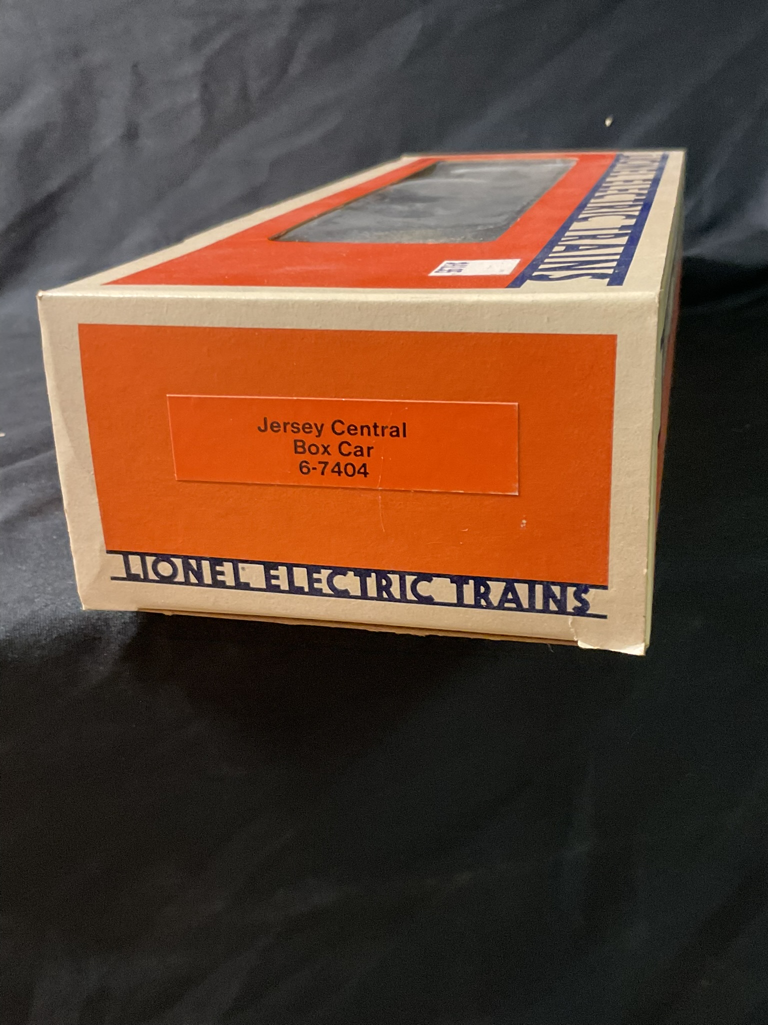Lionel O Gauge Jersey Central Lines Box Car 6-7404 in Original Window Box