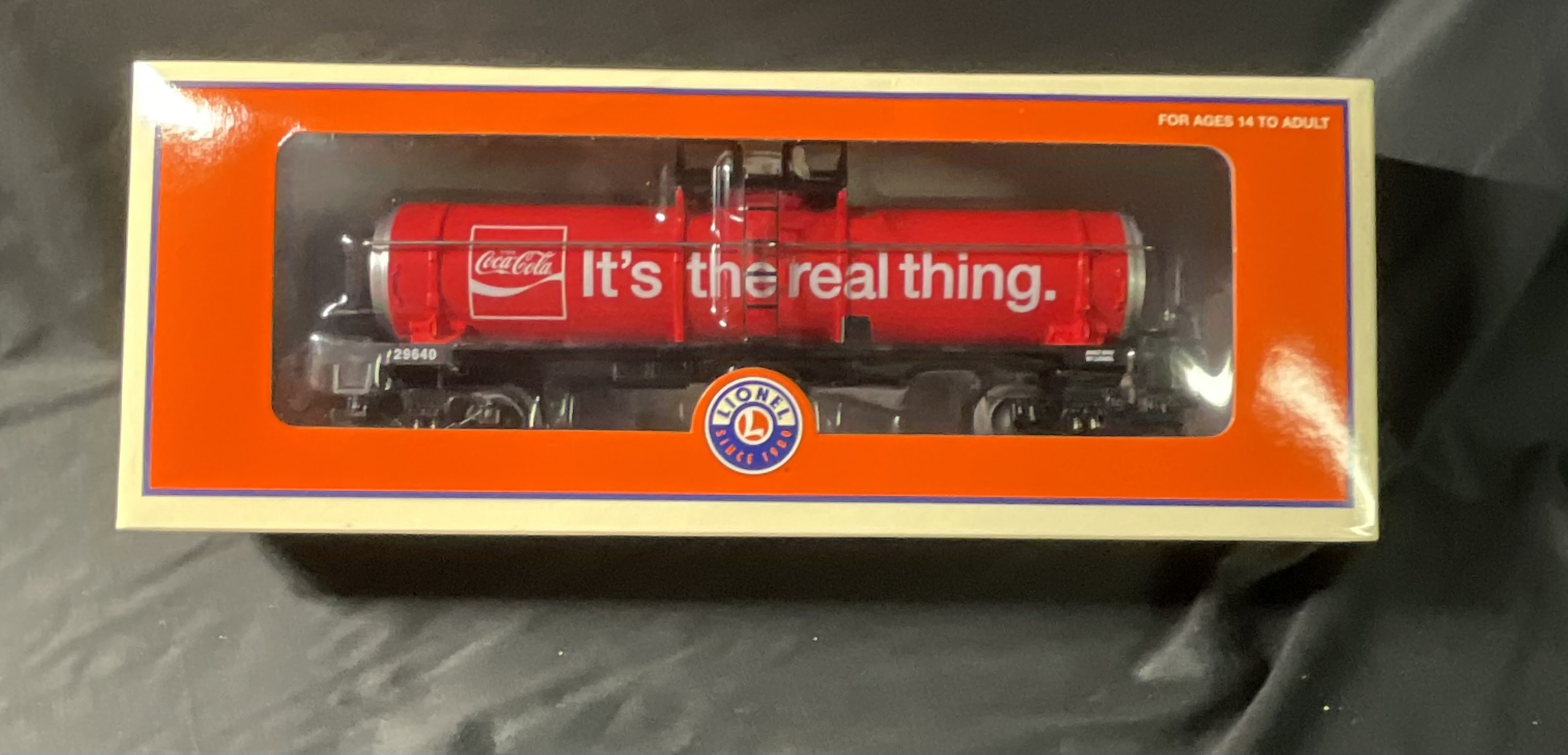 Lionel 6-29640 O-Gauge Coca-Cola Tank Car in Original Box