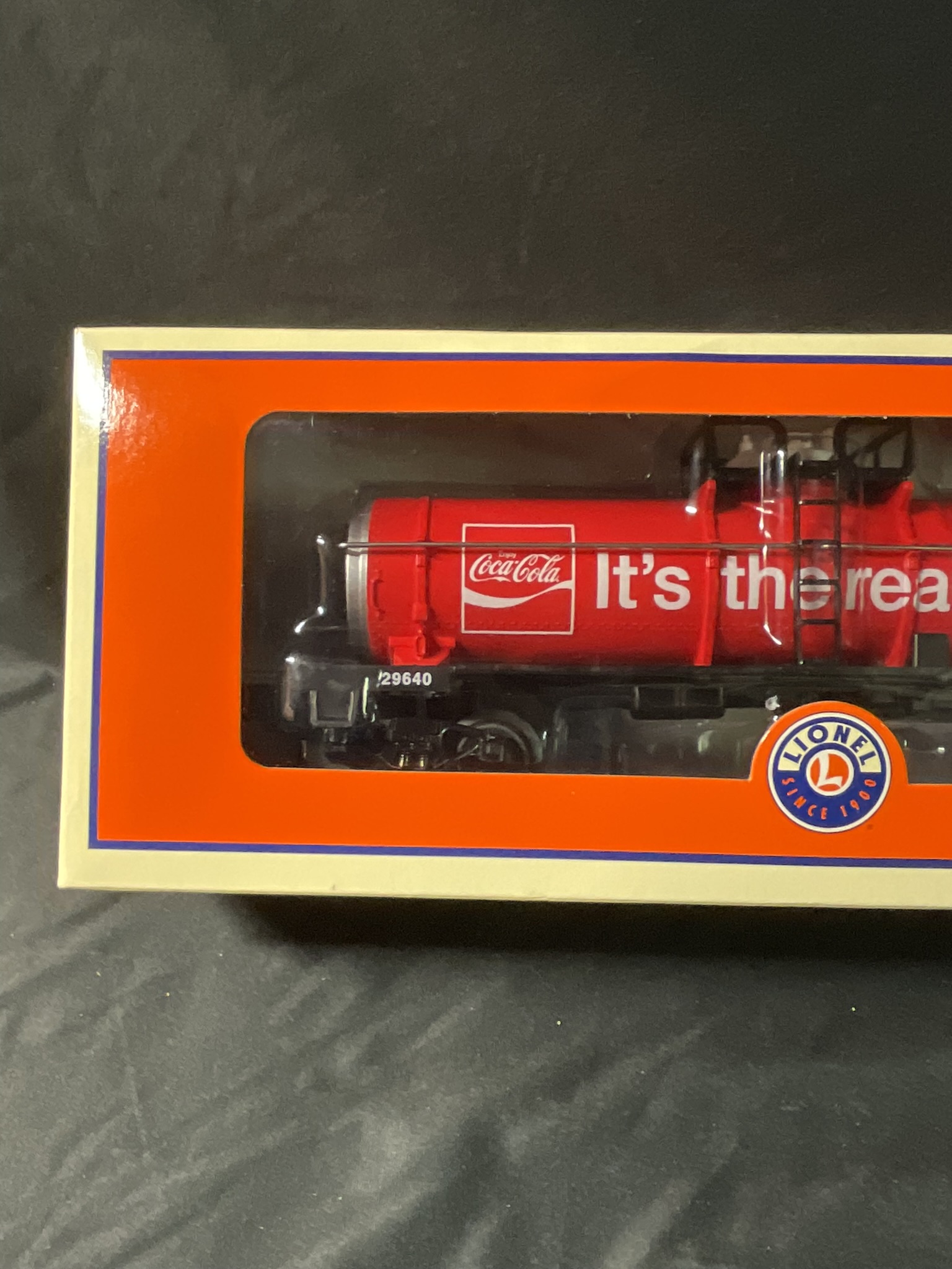 Lionel 6-29640 O-Gauge Coca-Cola Tank Car in Original Box