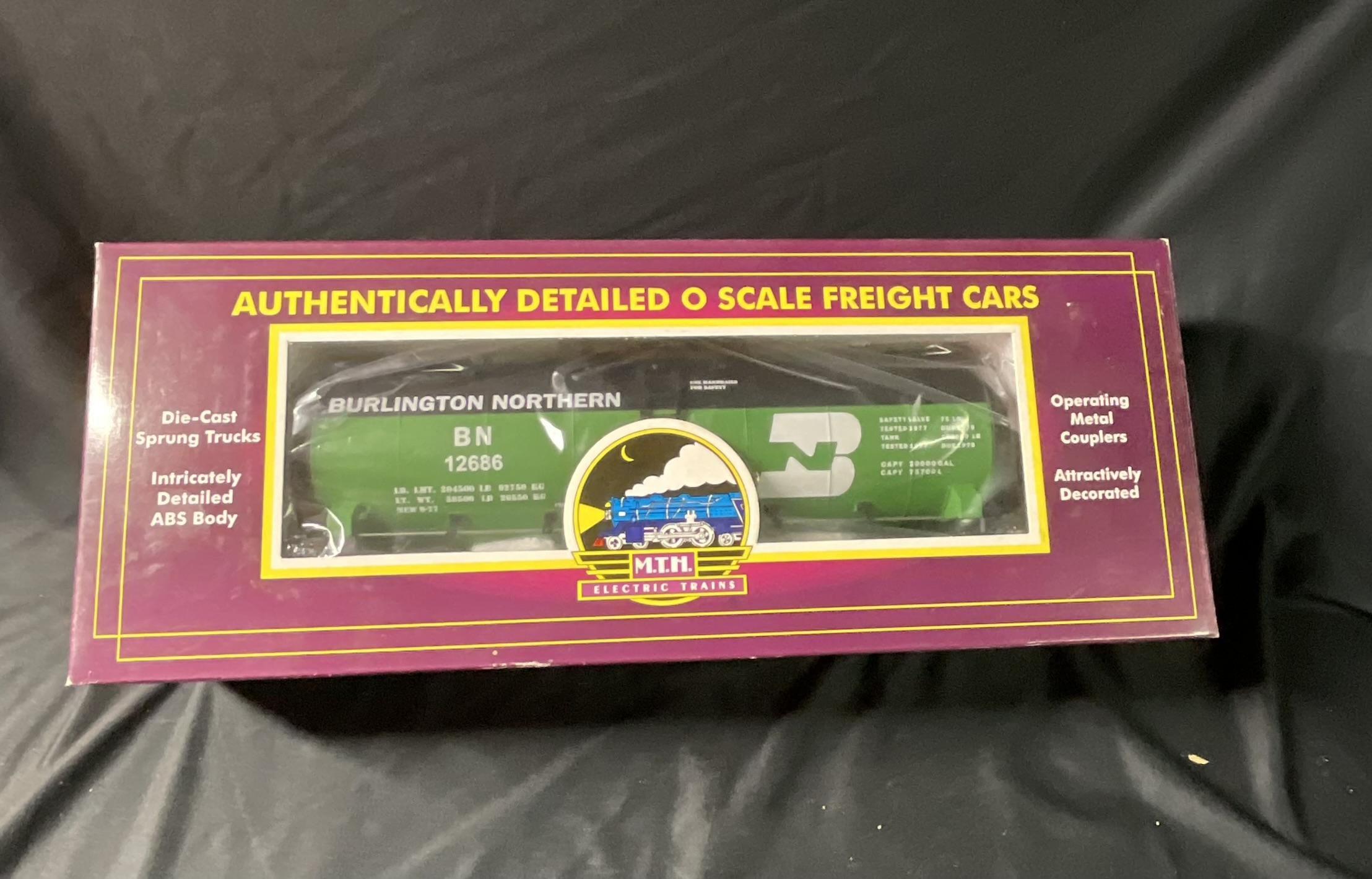 M.T.H. Electric Trains RailKing O Scale Burlington Northern Tank Car MT-9200L